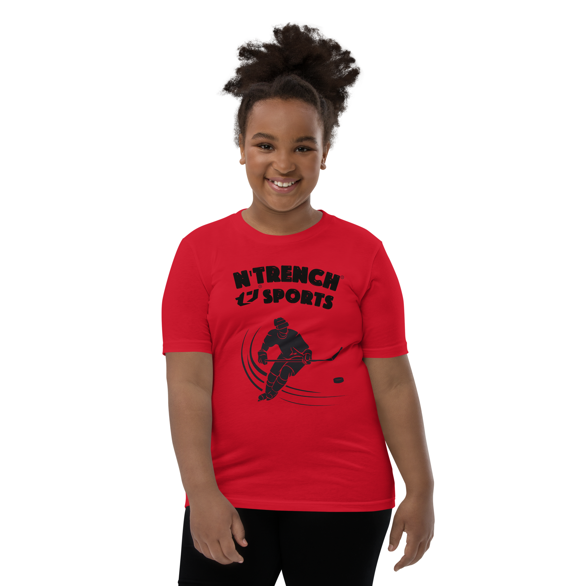 N'Trench Boys Hockey Youth Short Sleeve T-Shirt