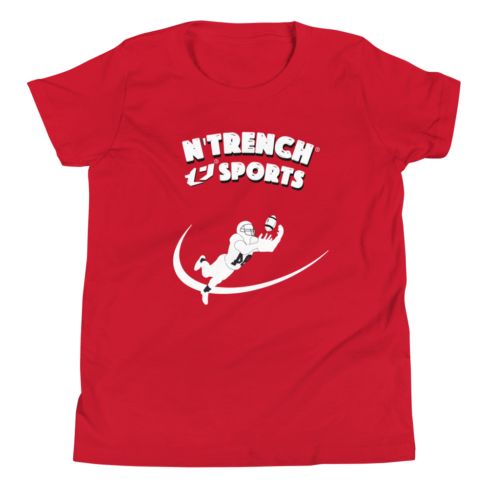 N'Trench Apparel Boys Football Youth Short Sleeve T-Shirt