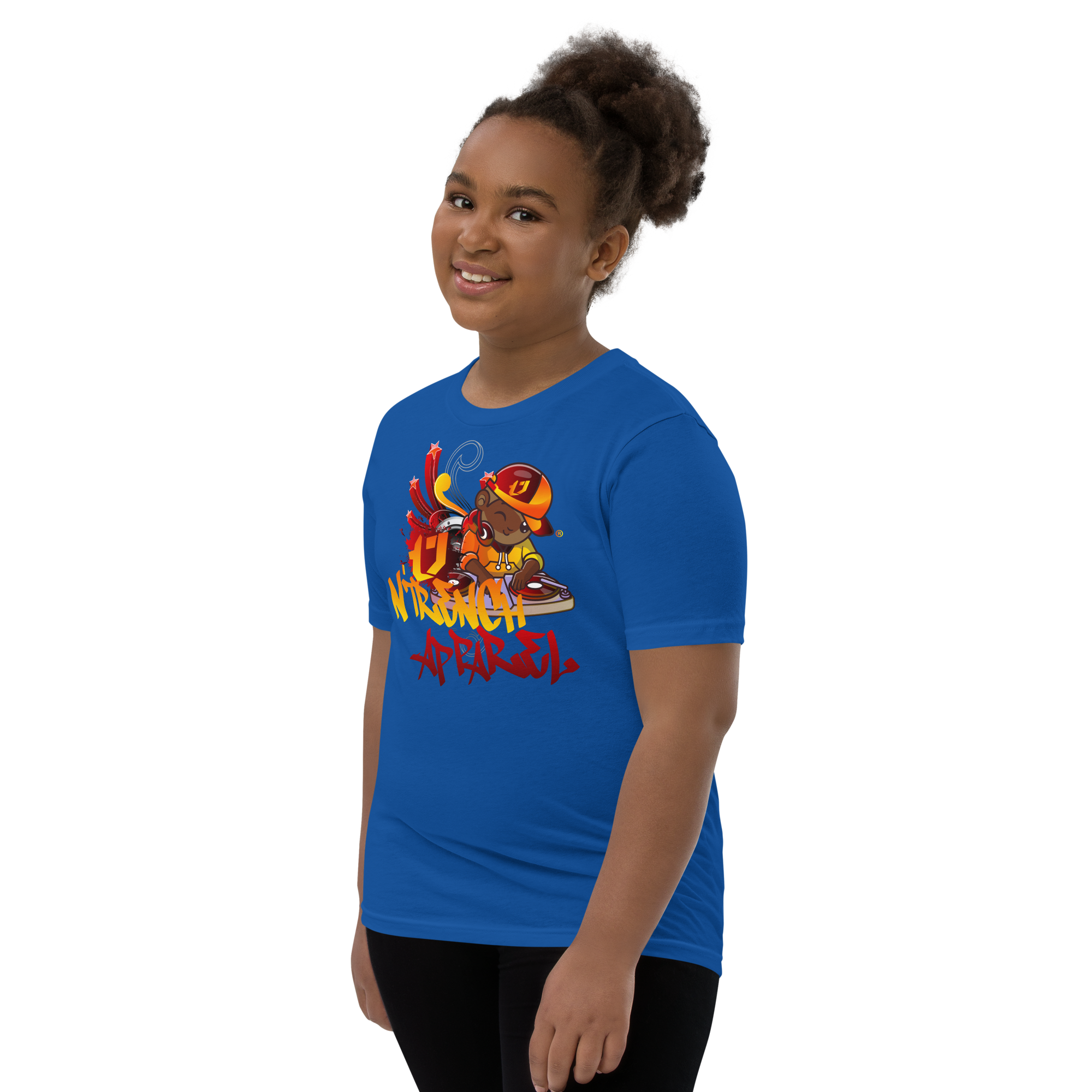 Kids and Youth DJ Design Short Sleeve T-Shirt