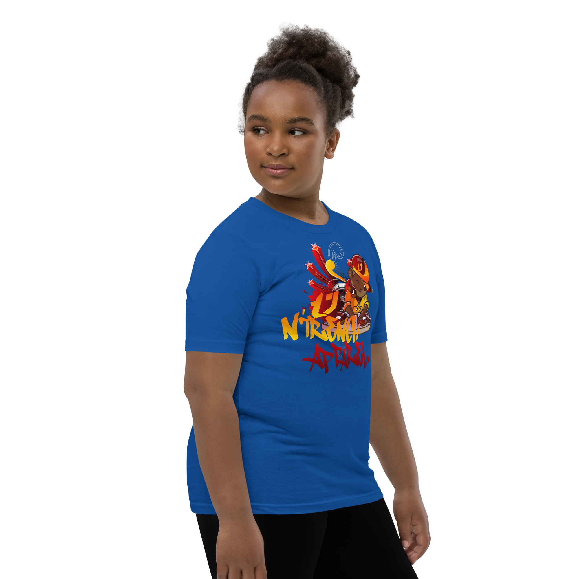 Kids and Youth DJ Design Short Sleeve T-Shirt