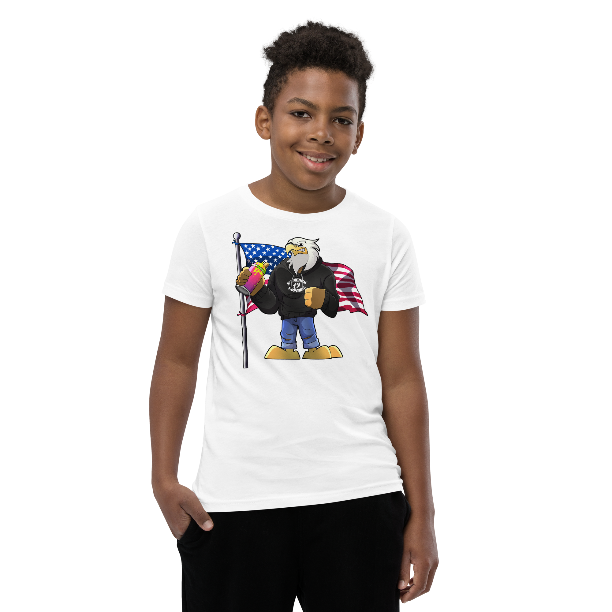 N'Trench Eagle Patriot Youth Short Sleeve T-Shirt