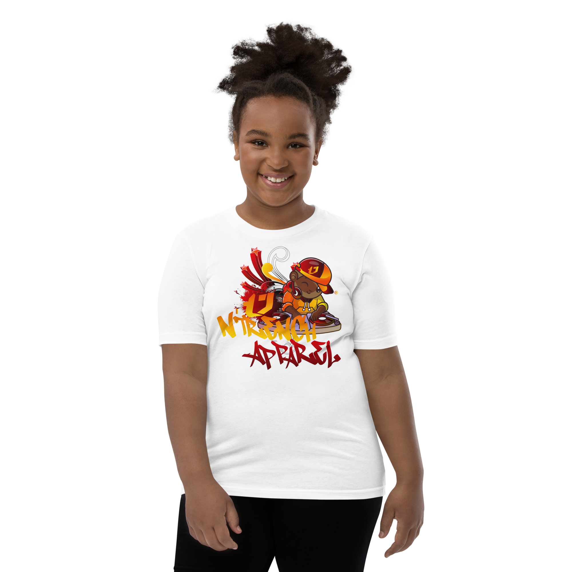 Kids and Youth DJ Design Short Sleeve T-Shirt