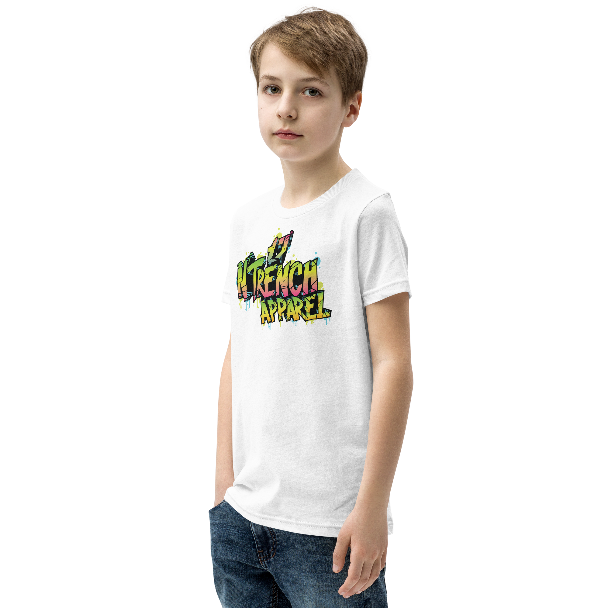 N'Trench Apparel Graffiti Youth Short Sleeve T-Shirt