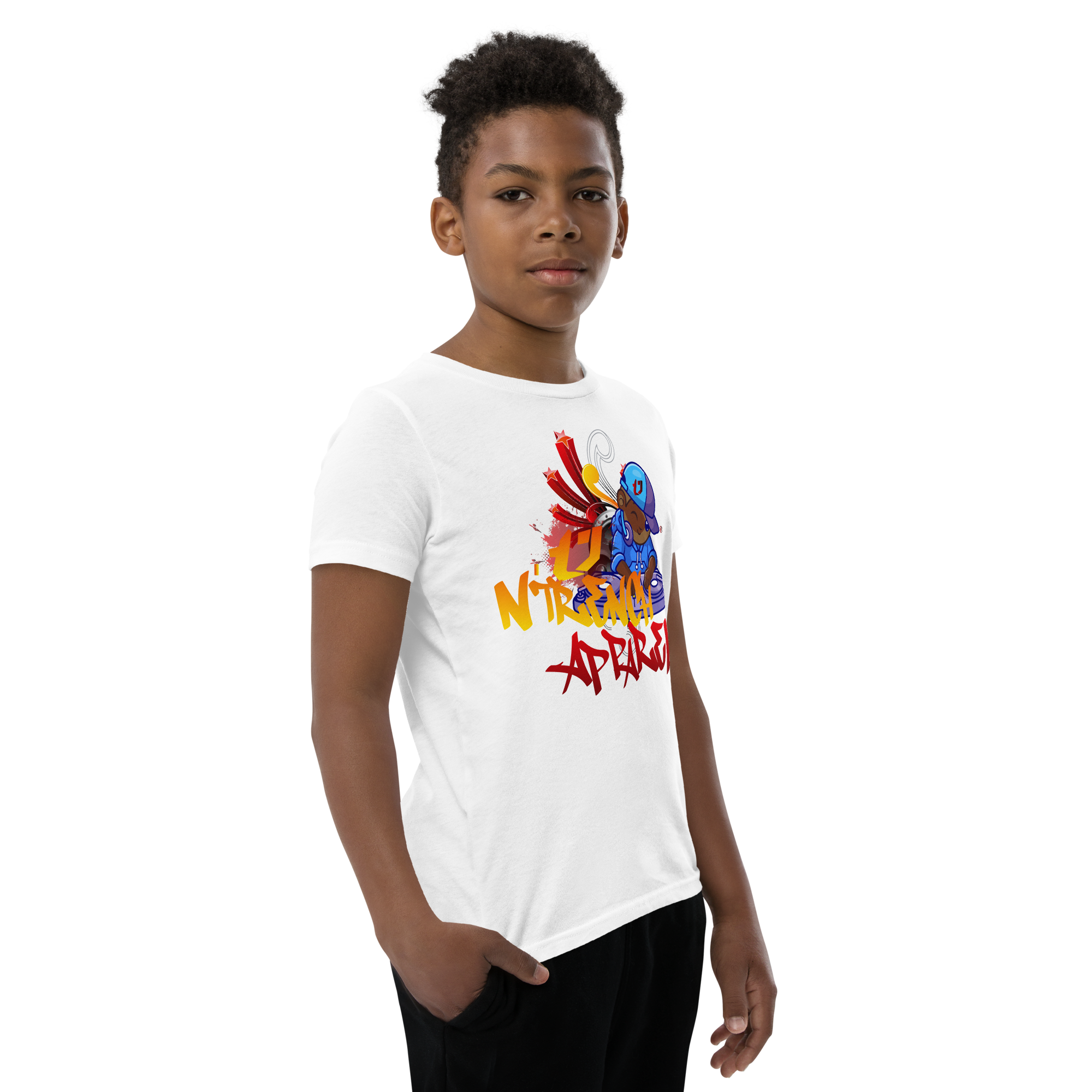 Kids And Youth DJ Design Short Sleeve T-Shirt