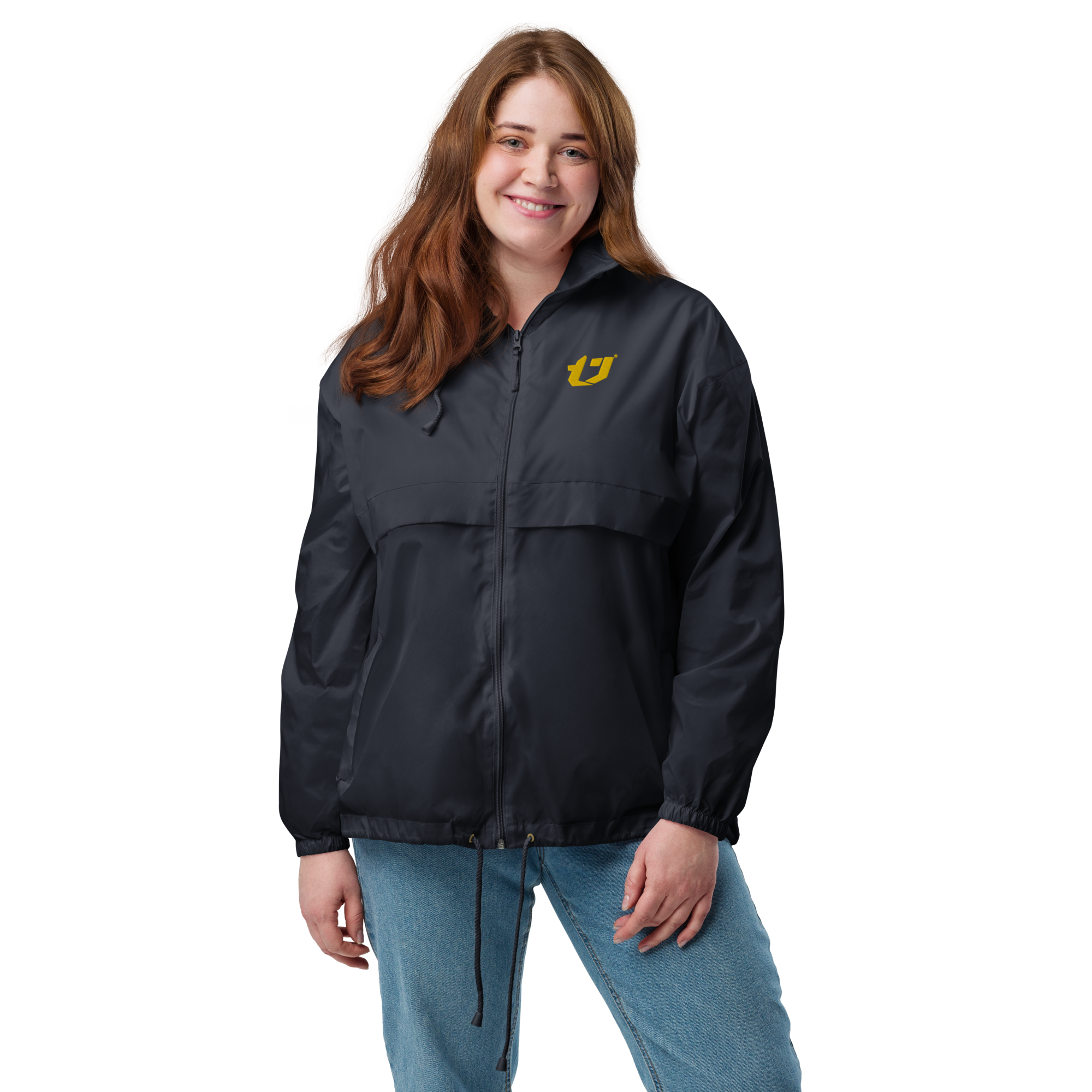 N'Trench Apparel Yellow Logo Women/Ladies windbreaker