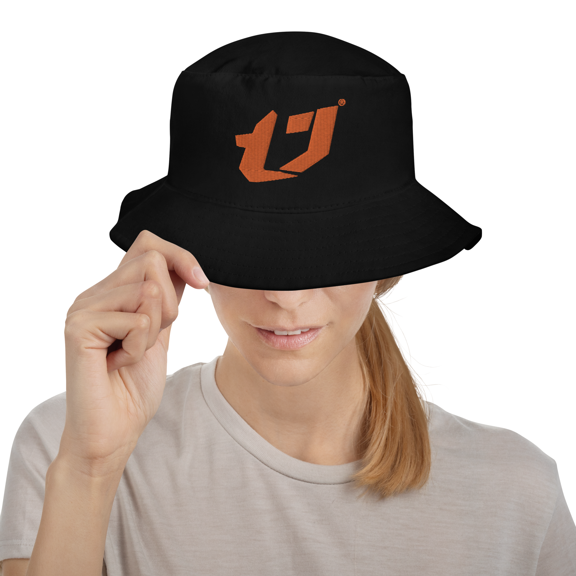 N'Trench Apparel Burnt Orange Logo Women/Ladies Bucket Hat