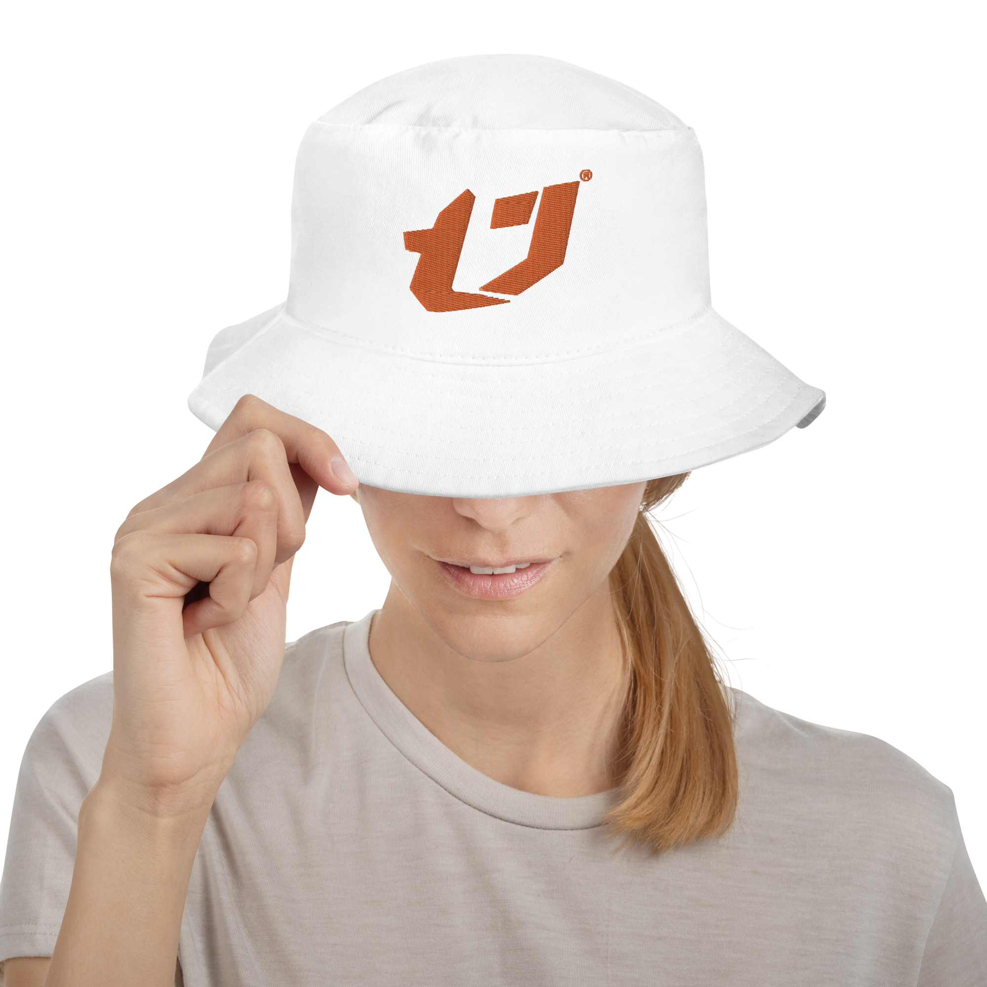 N'Trench Apparel Burnt Orange Logo Women/Ladies Bucket Hat