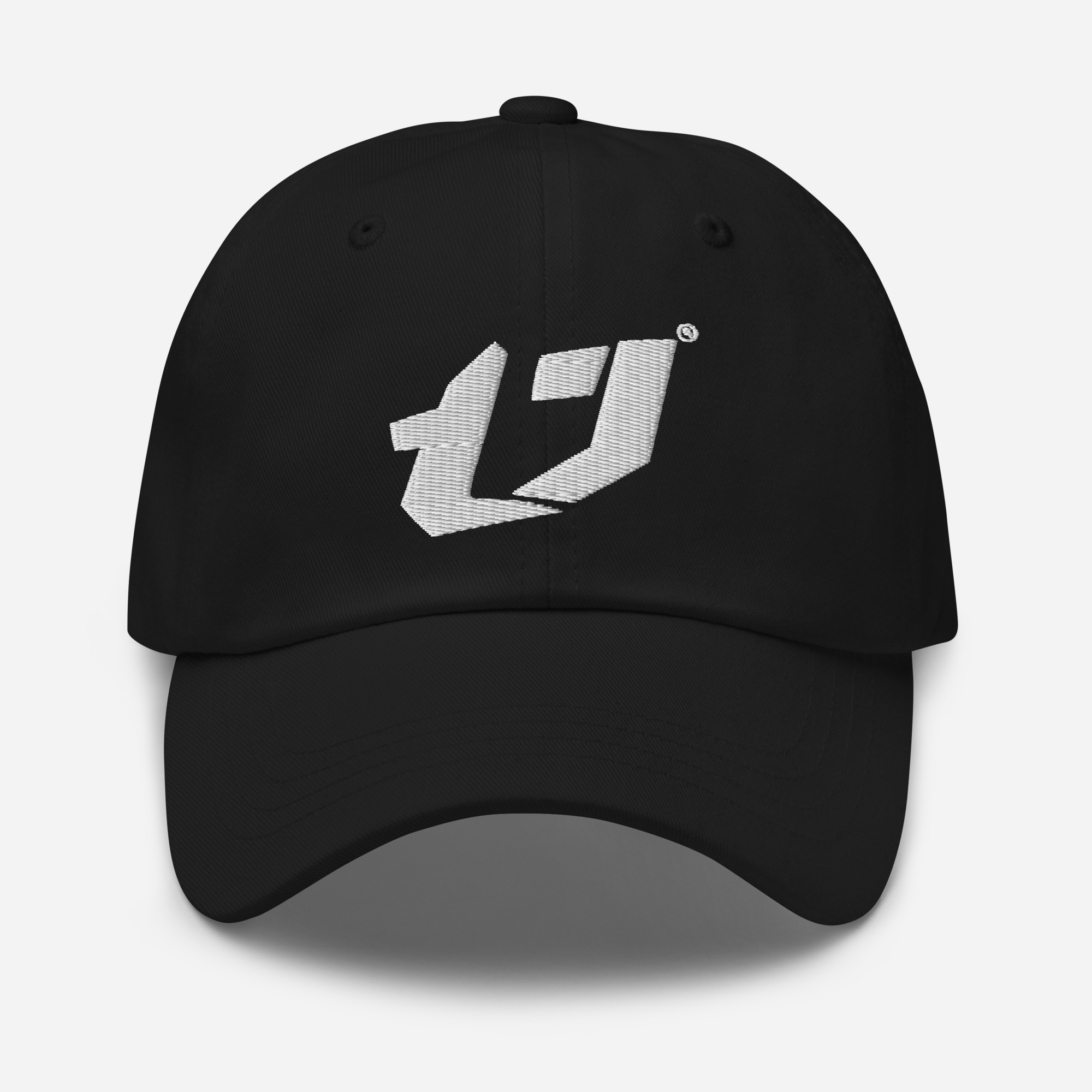 N'Trench Apparel Silver Logo Embroidery Dad hat