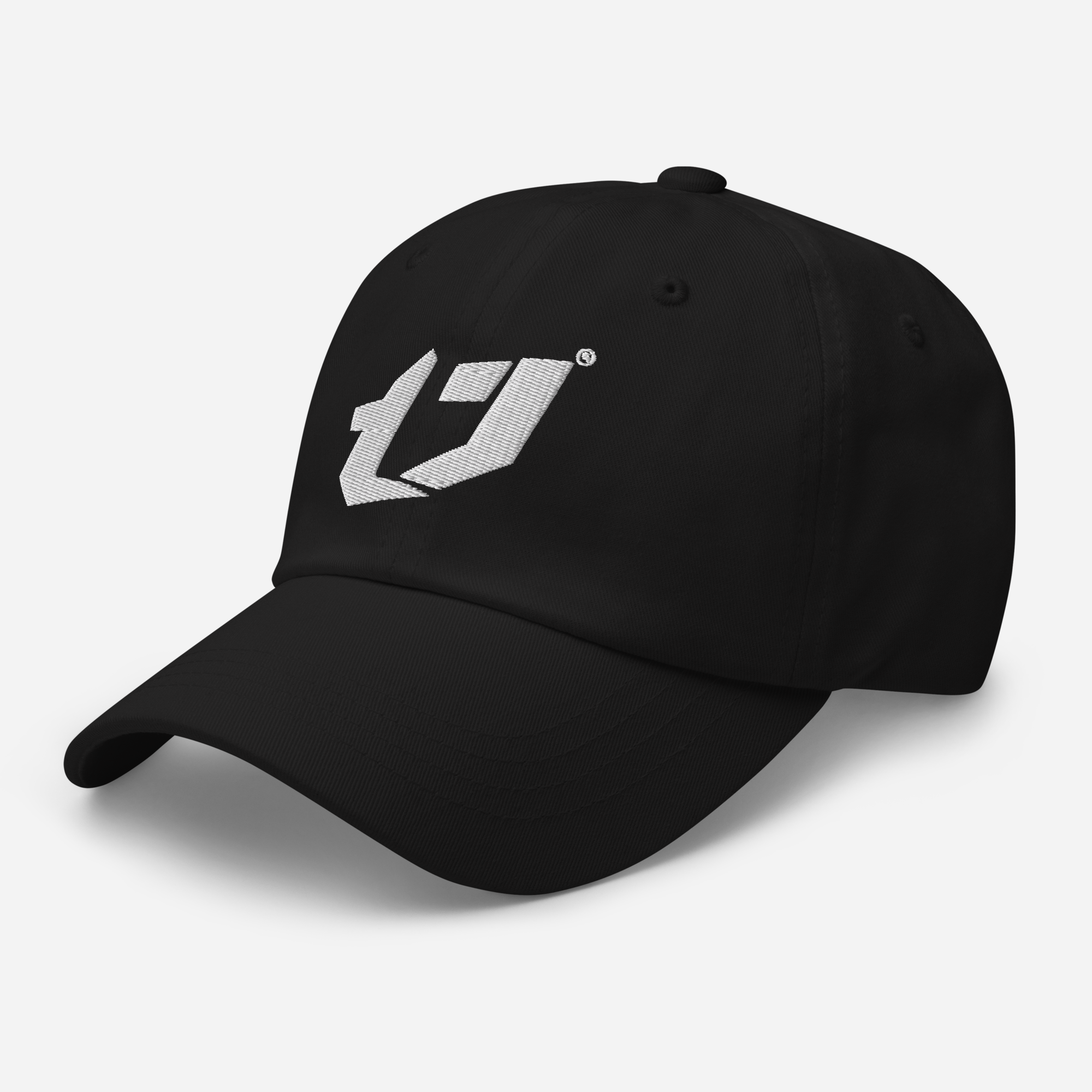 N'Trench Apparel Silver Logo Embroidery Dad hat