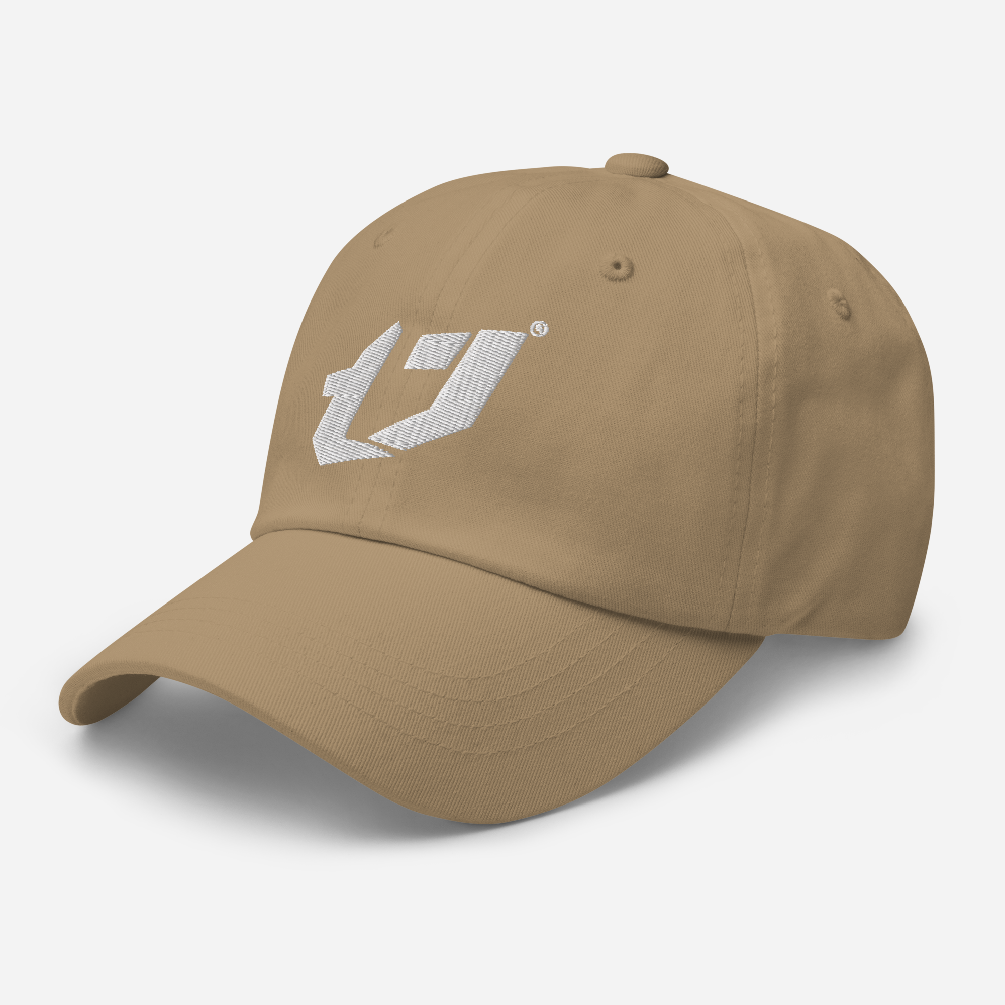 N'Trench Apparel Silver Logo Embroidery Dad hat