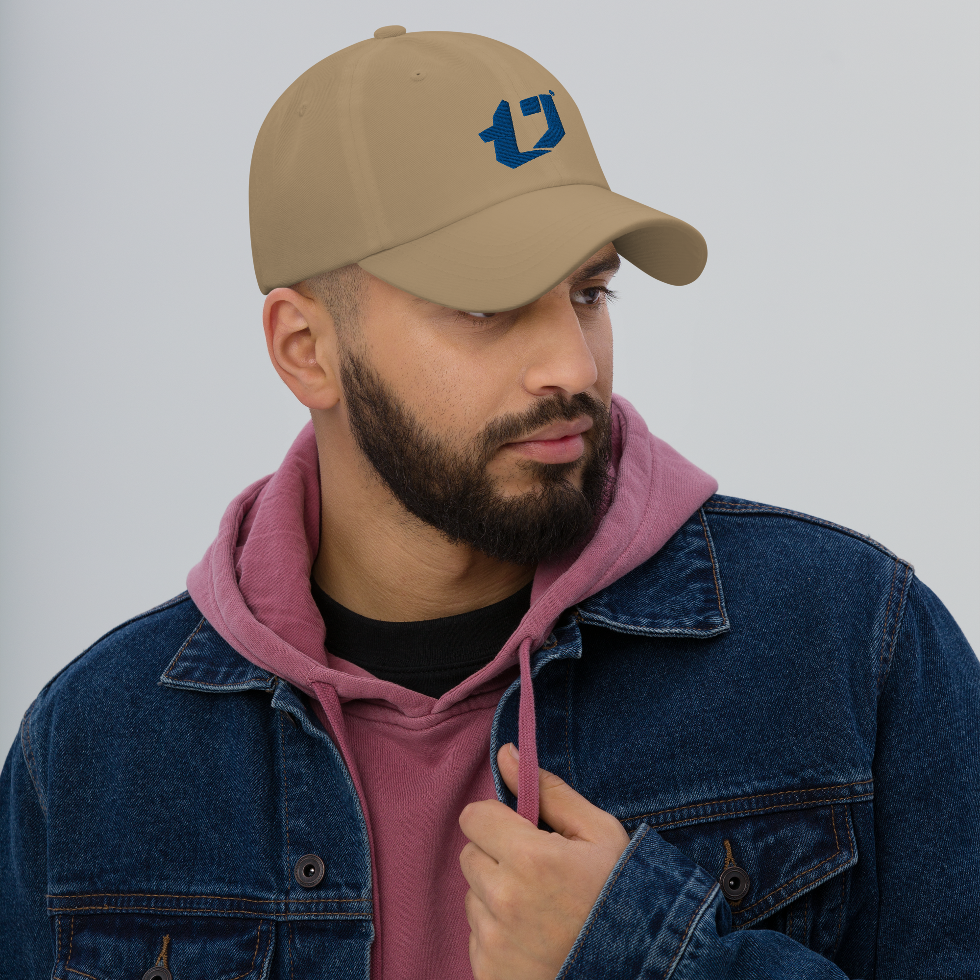 N'Trench Apparel Blue Logo Embroidery Dad hat copy