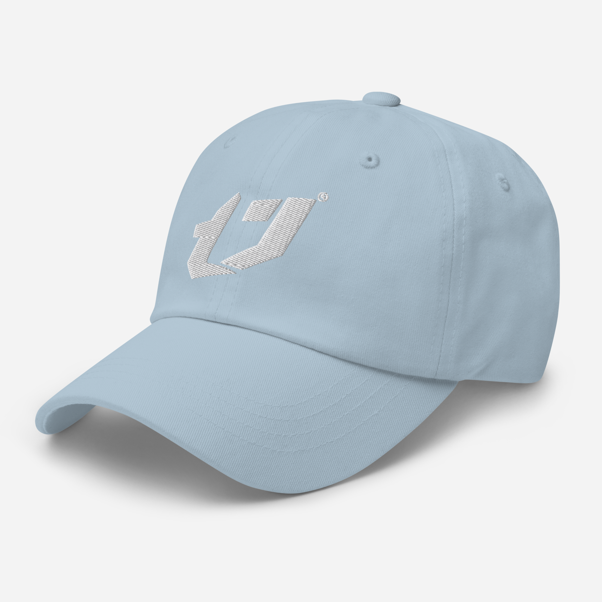 N'Trench Apparel Silver Logo Embroidery Dad hat