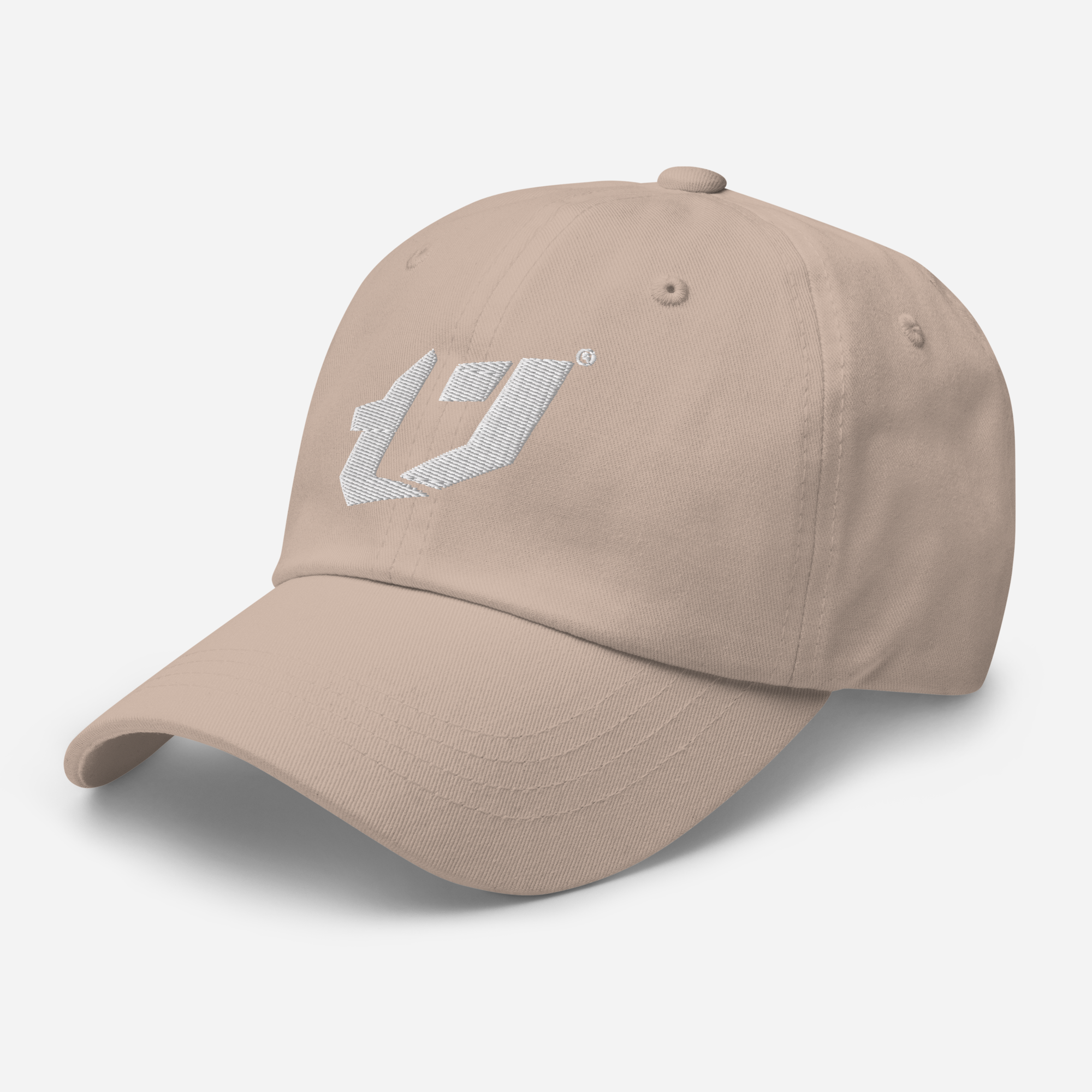 N'Trench Apparel Silver Logo Embroidery Dad hat