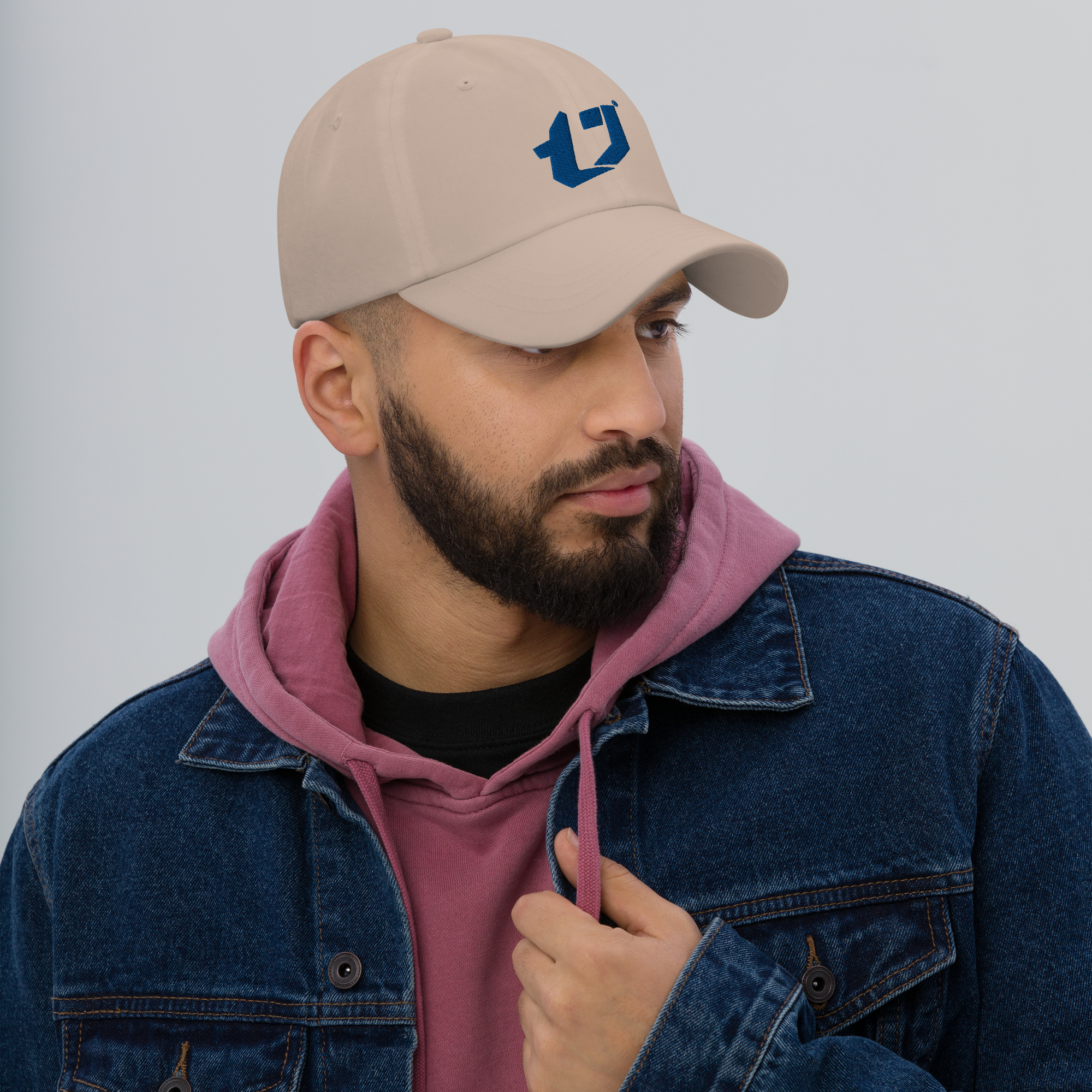 N'Trench Apparel Blue Logo Embroidery Dad hat copy