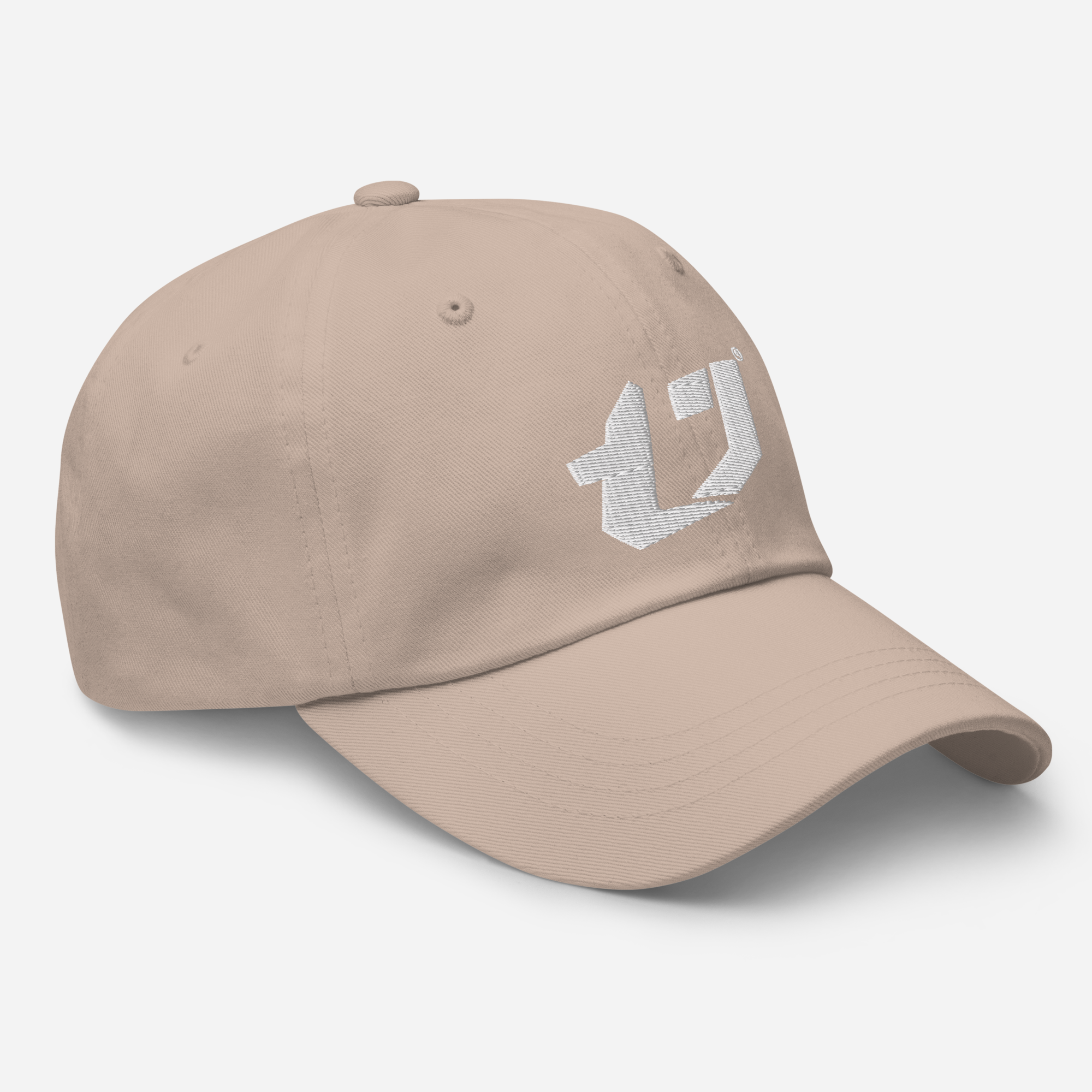 N'Trench Apparel Silver Logo Embroidery Dad hat