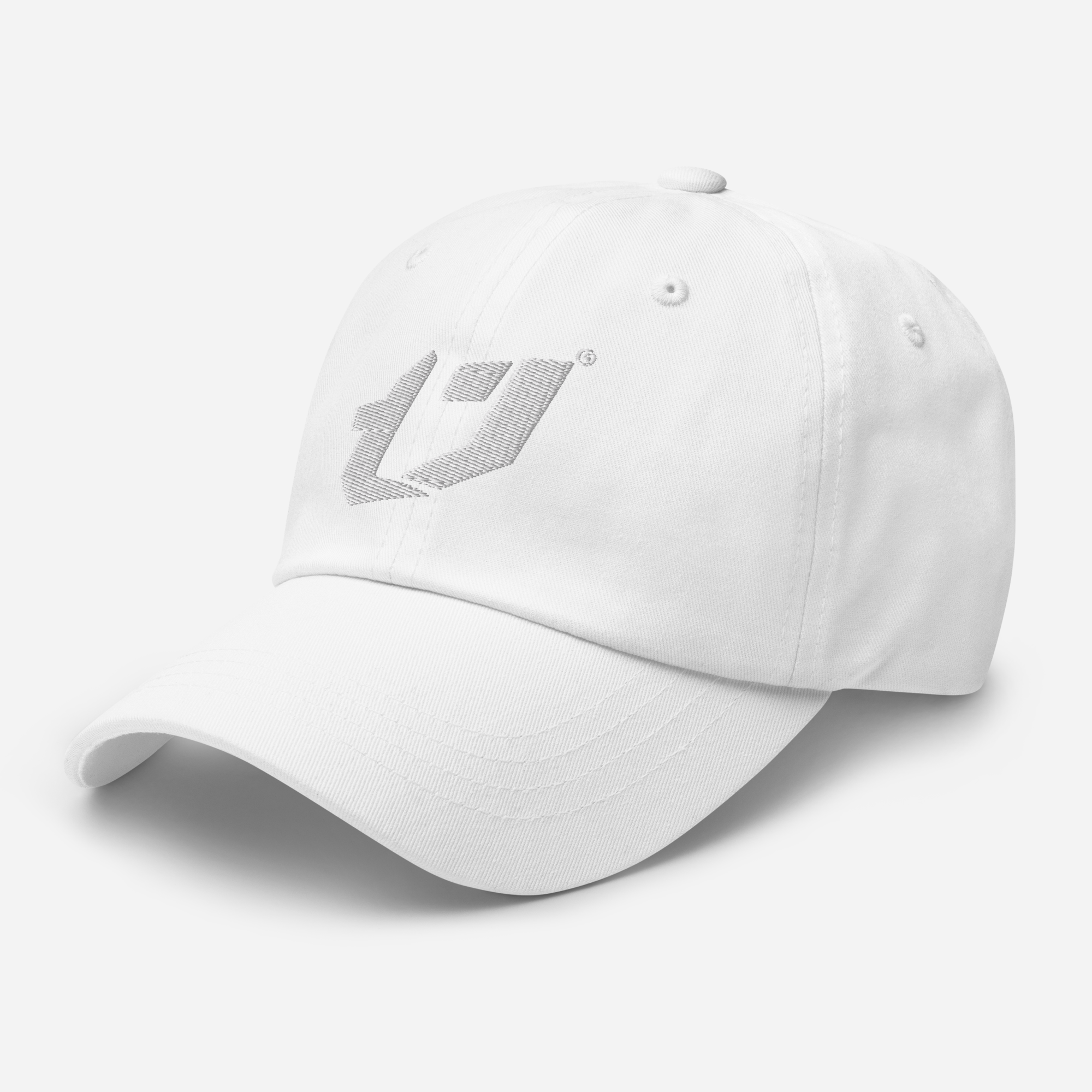 N'Trench Apparel Silver Logo Embroidery Dad hat