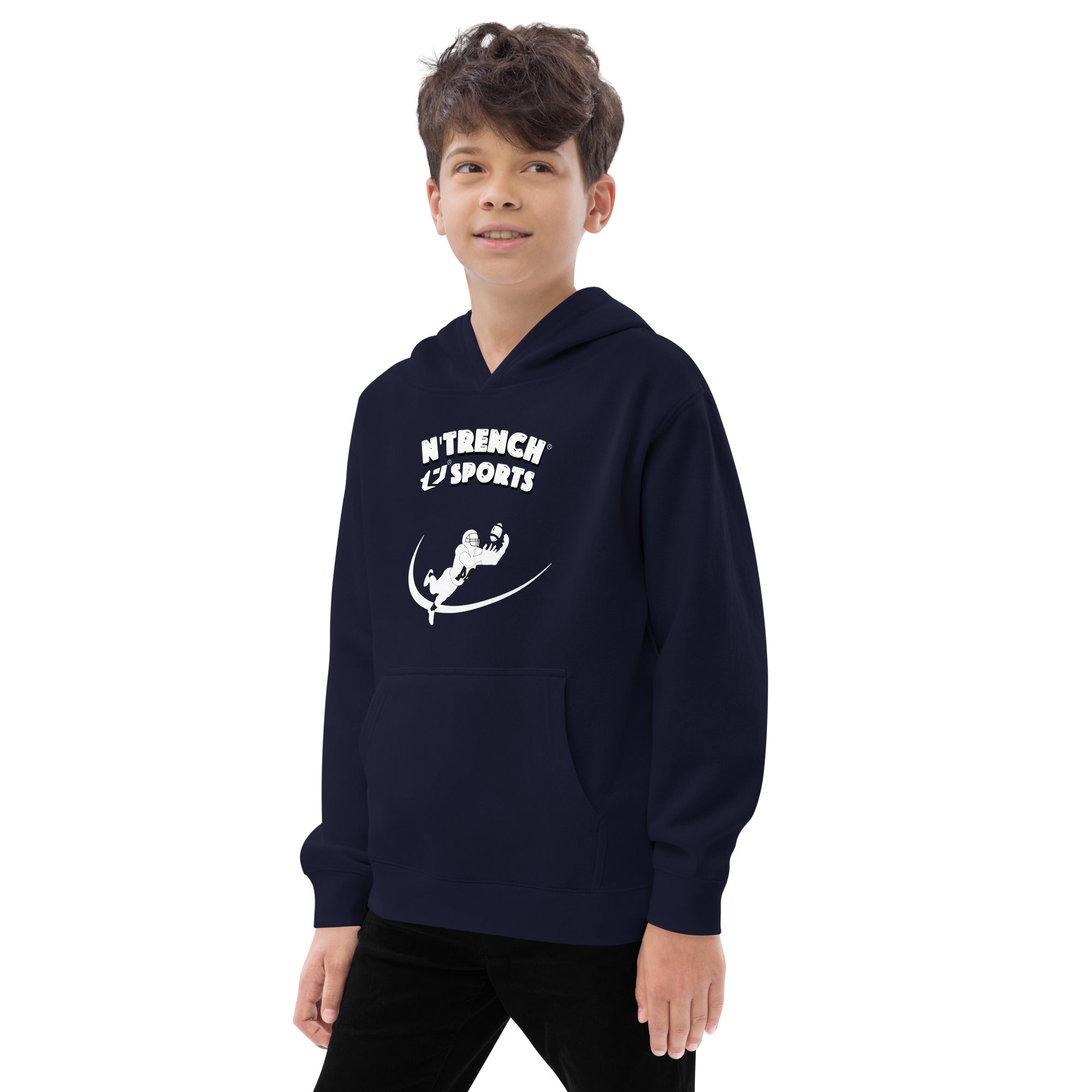 N'Trench Apparel Football Kids fleece hoodie