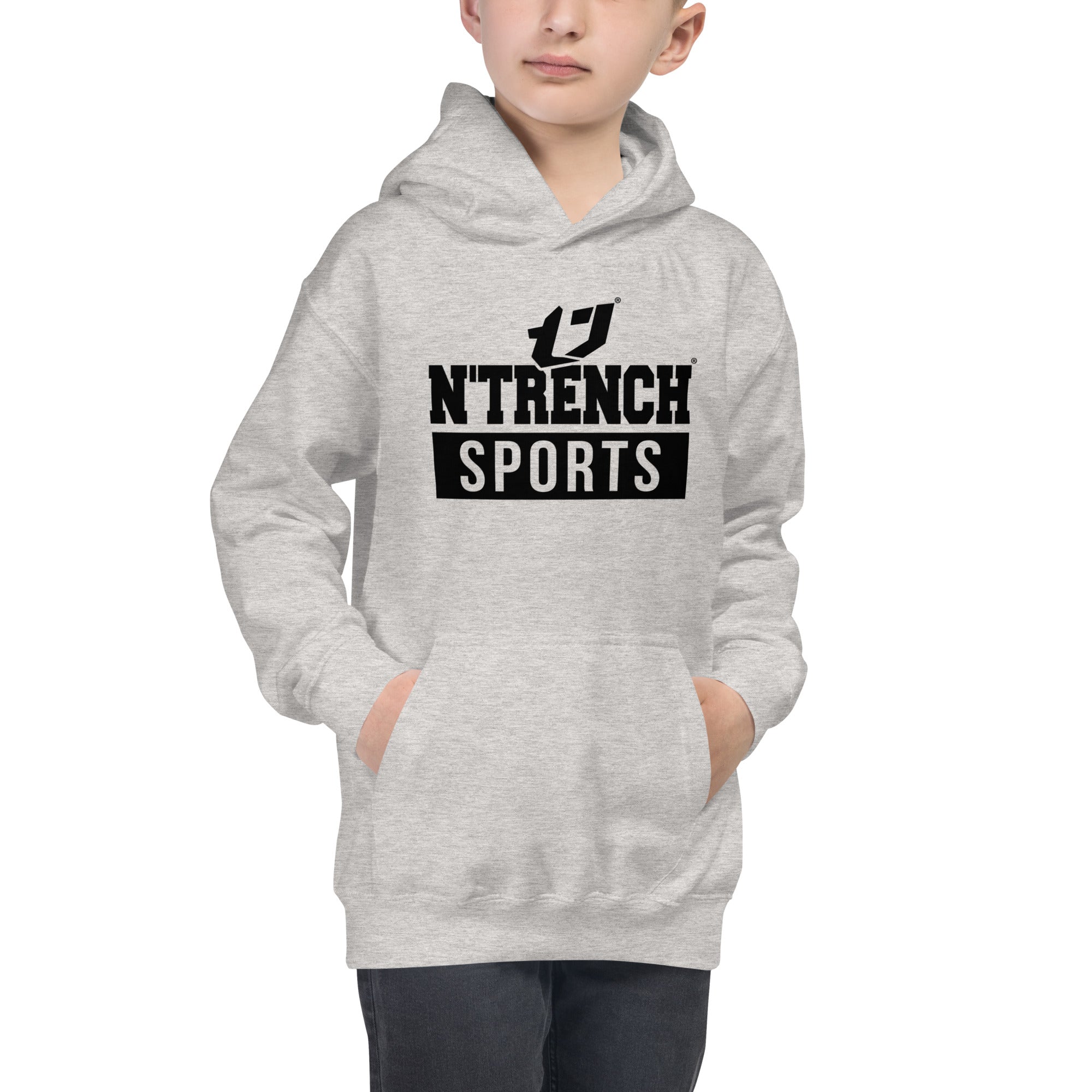 N'Trench (Black Font) Kids Hoodie