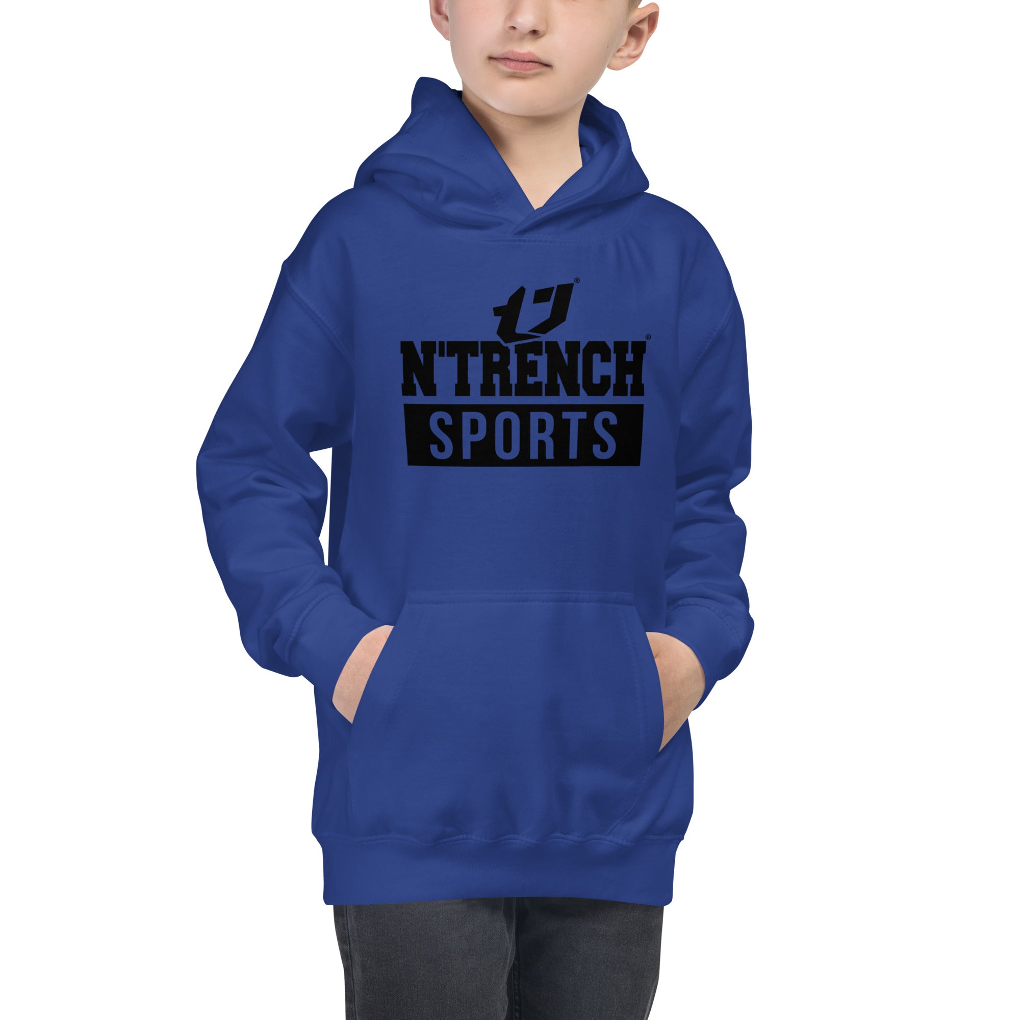 N'Trench (Black Font) Kids Hoodie