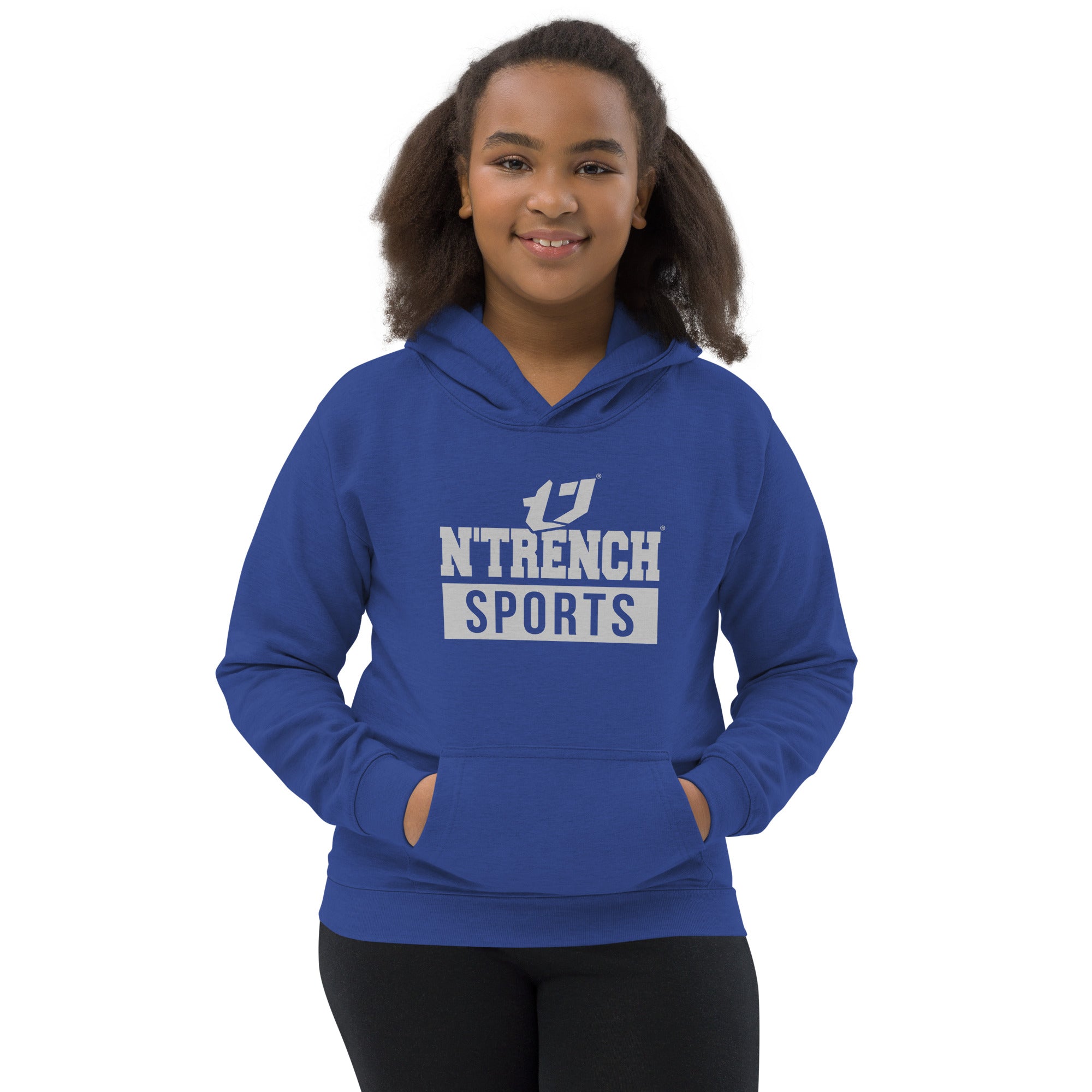 N'Trench (Silver Font) Kids Hoodie