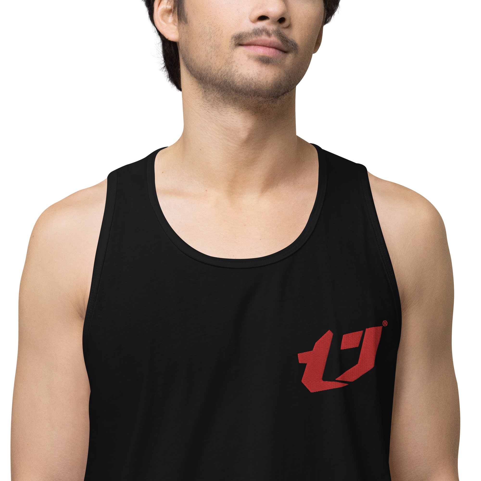 N'Trench Apparel Red Logo Men/Guys premium tank top