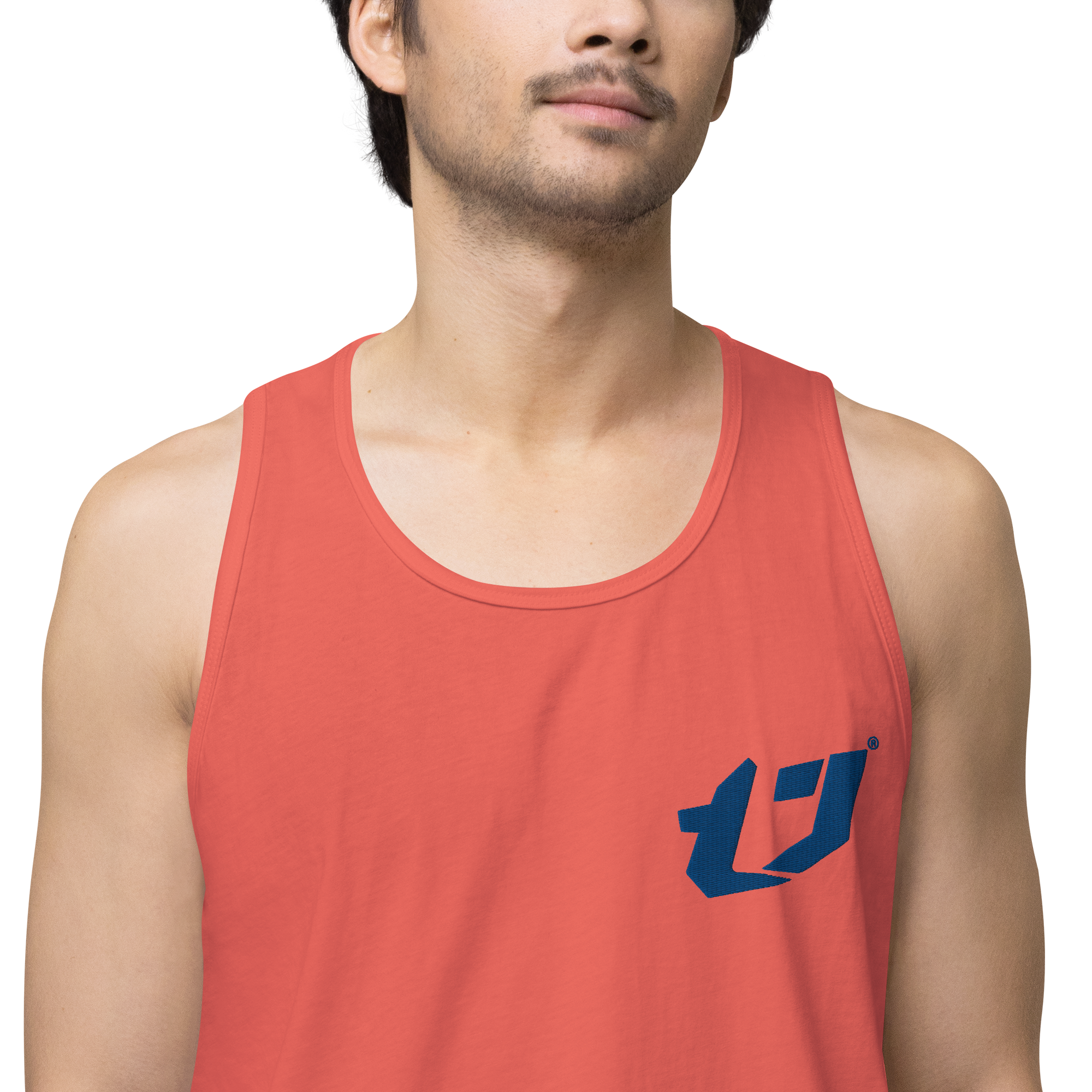 N'Trench Apparel Blue Logo Men/Guys premium tank top