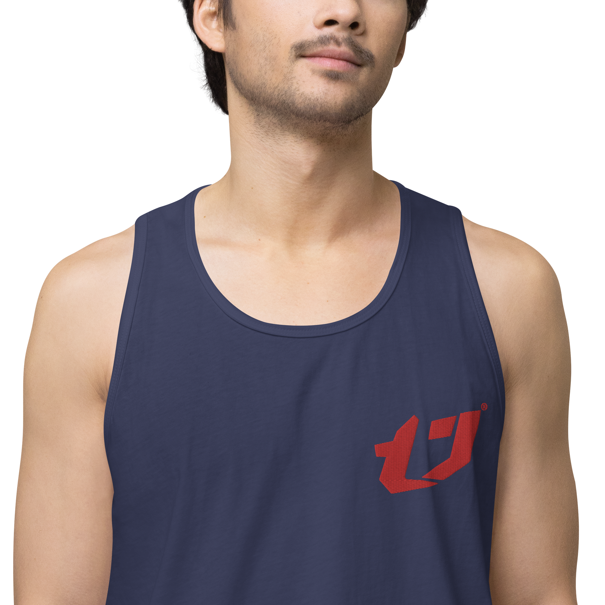 N'Trench Apparel Red Logo Men/Guys premium tank top