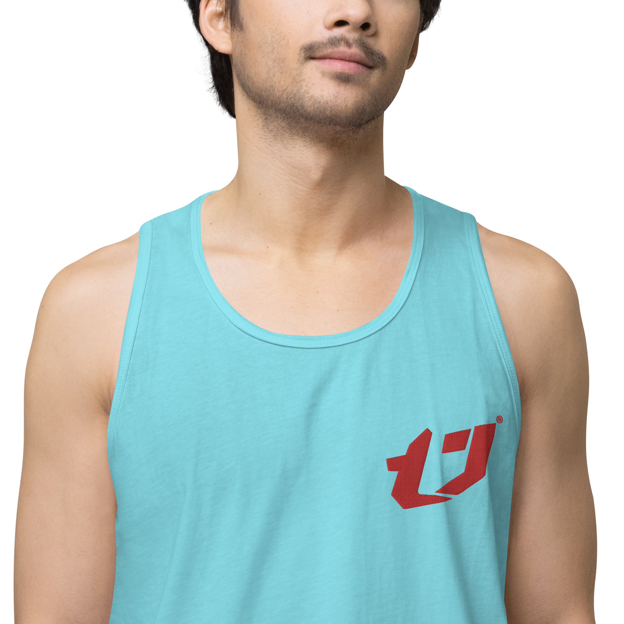 N'Trench Apparel Red Logo Men/Guys premium tank top