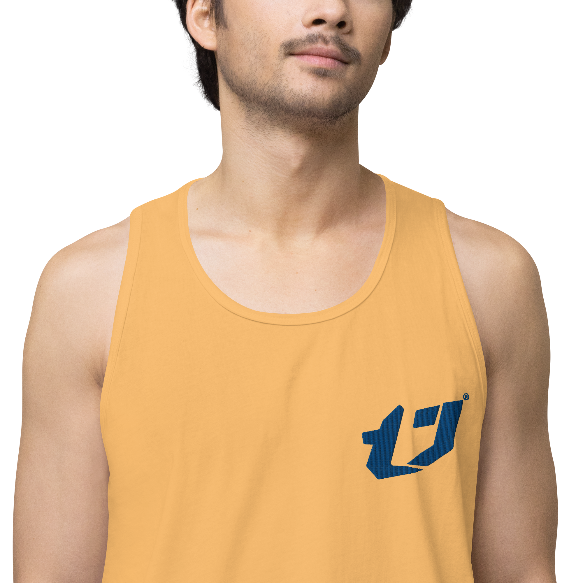 N'Trench Apparel Blue Logo Men/Guys premium tank top