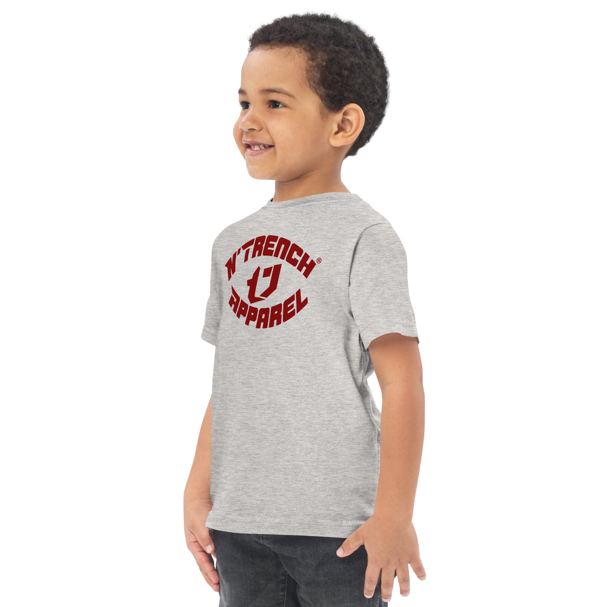 N'Trench Red Font Toddler jersey t-shirt