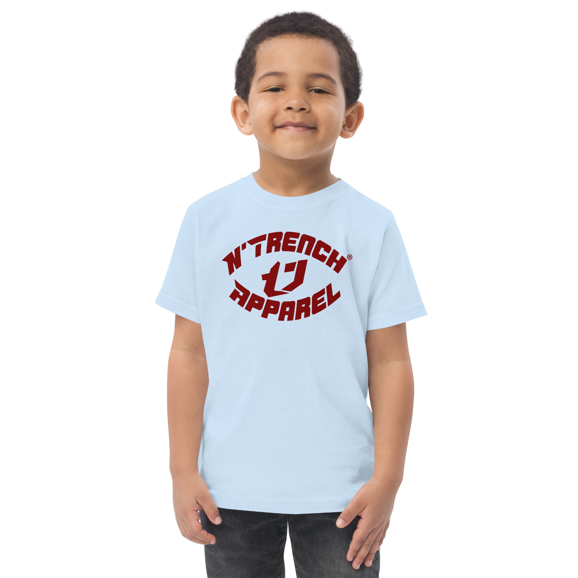 N'Trench Red Font Toddler jersey t-shirt