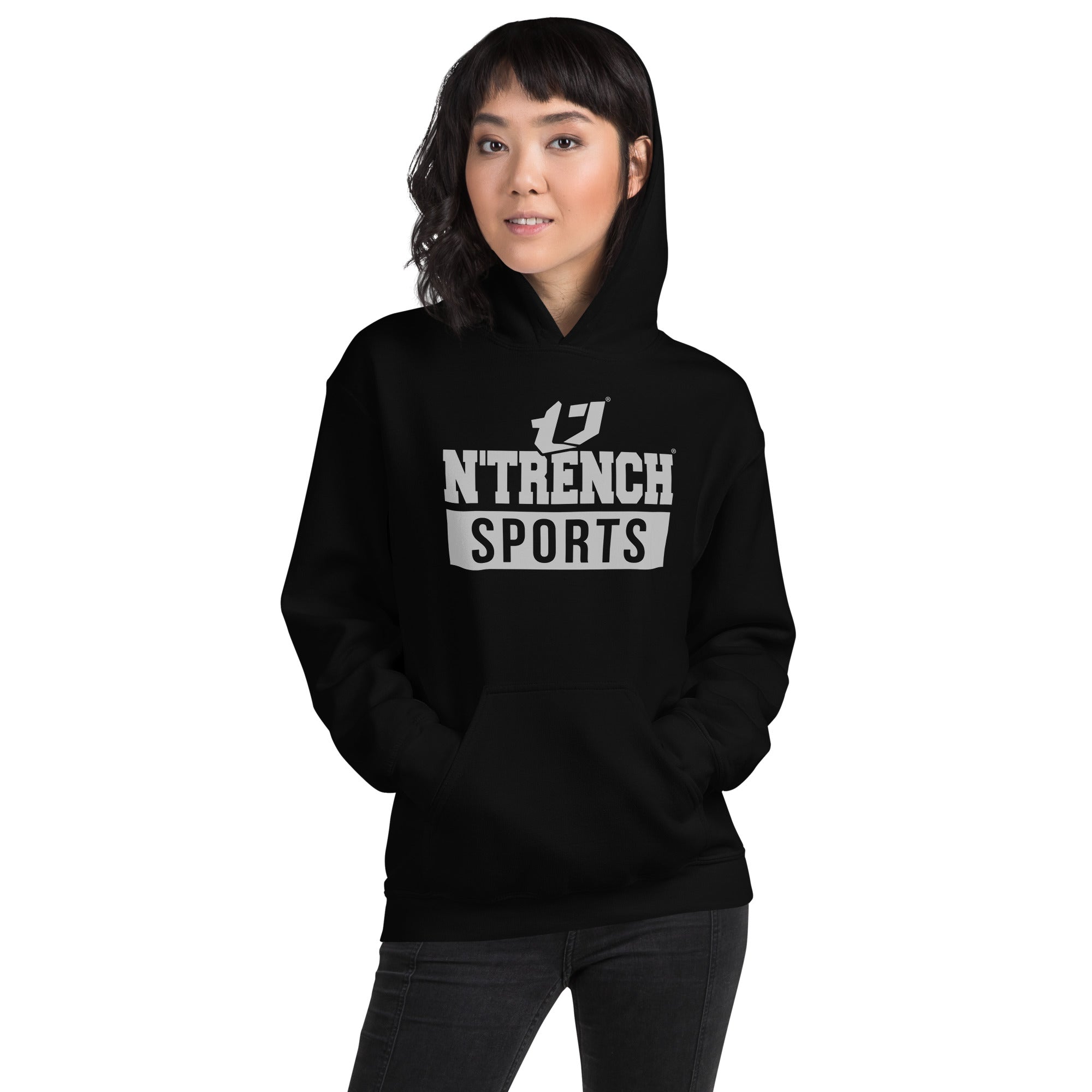 N'Trench (Silver Font) Women/Ladies Hoodie