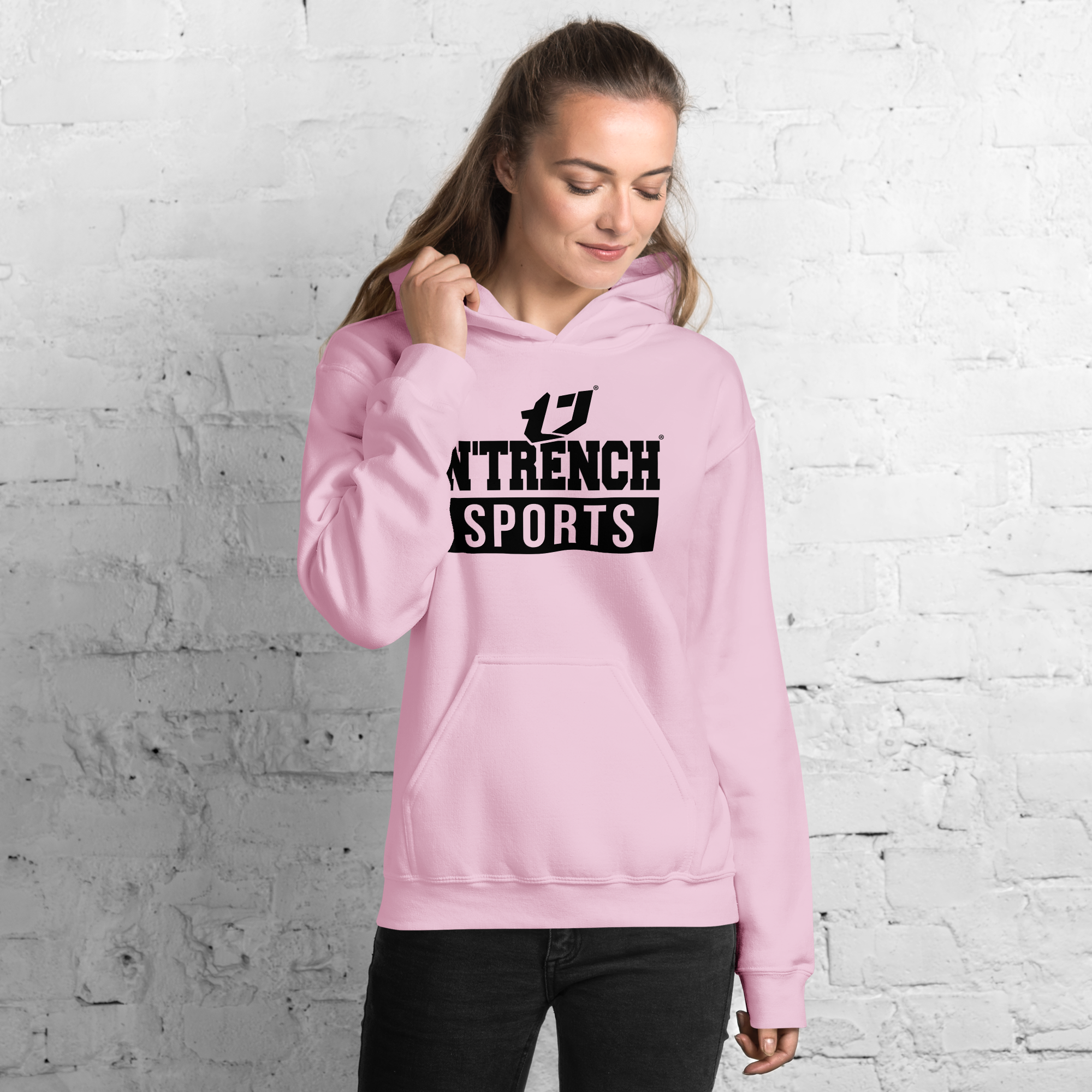 N'Trench Apparel (Black Font) Women/Ladies Hoodie