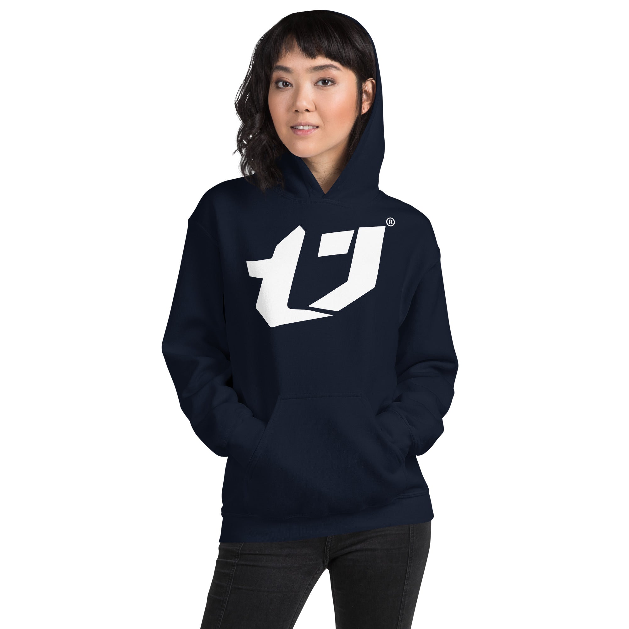 N'Trench Large Logo White Women/Ladies Hoodie