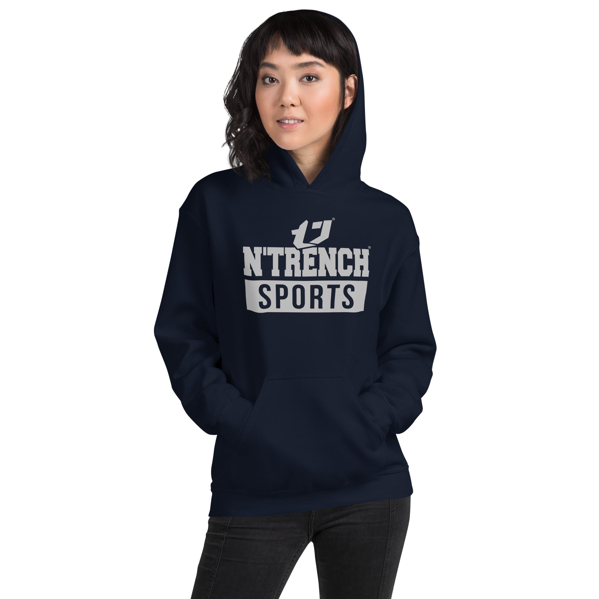 N'Trench (Silver Font) Women/Ladies Hoodie