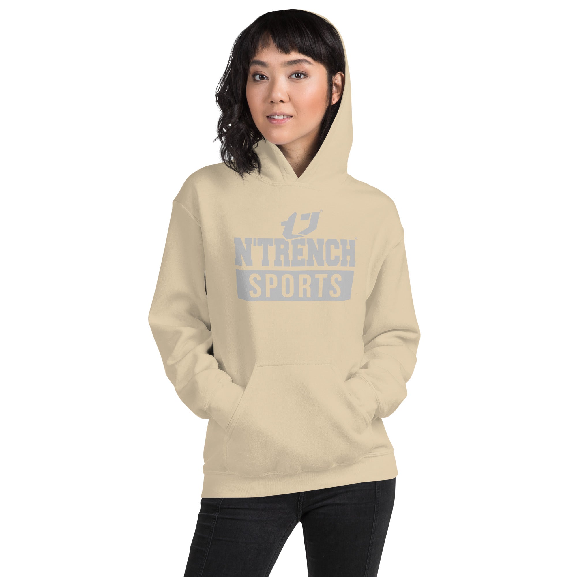 N'Trench (Silver Font) Women/Ladies Hoodie