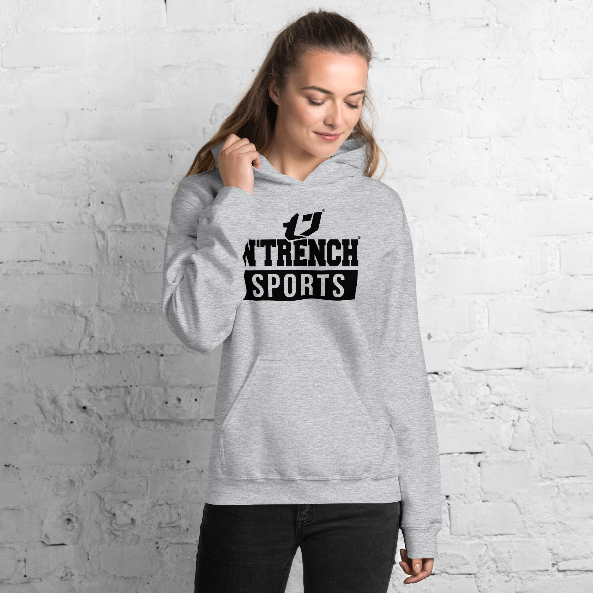 N'Trench Apparel (Black Font) Women/Ladies Hoodie