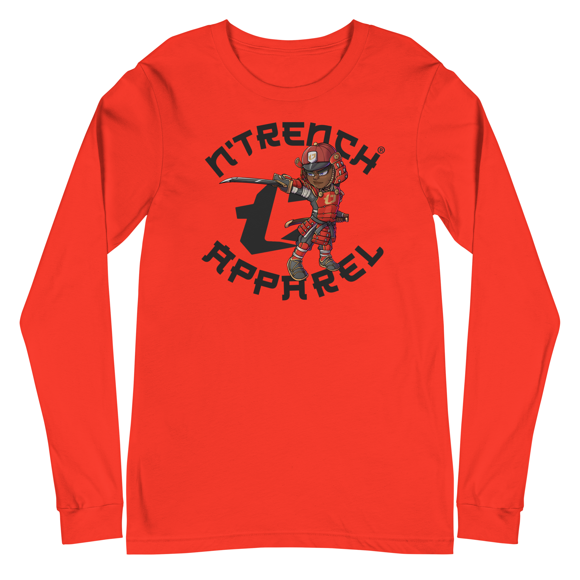 N'Trench Black Samurai Unisex Long Sleeve Tee