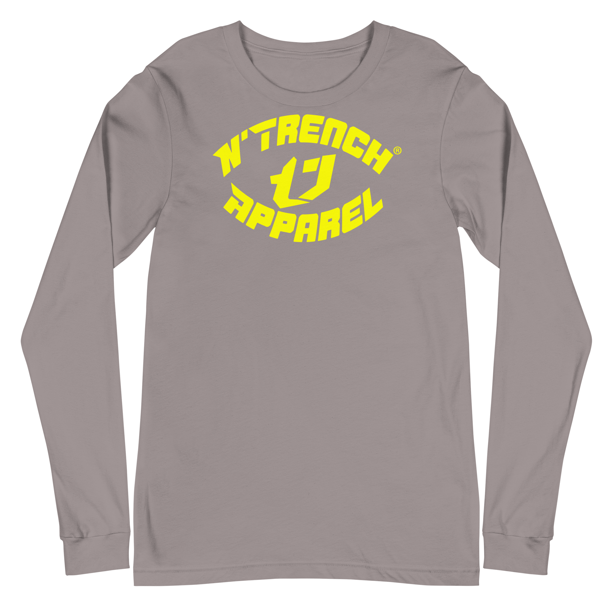 N'Trench Apparel Yellow Lettering Women/Ladies long sleeve tee