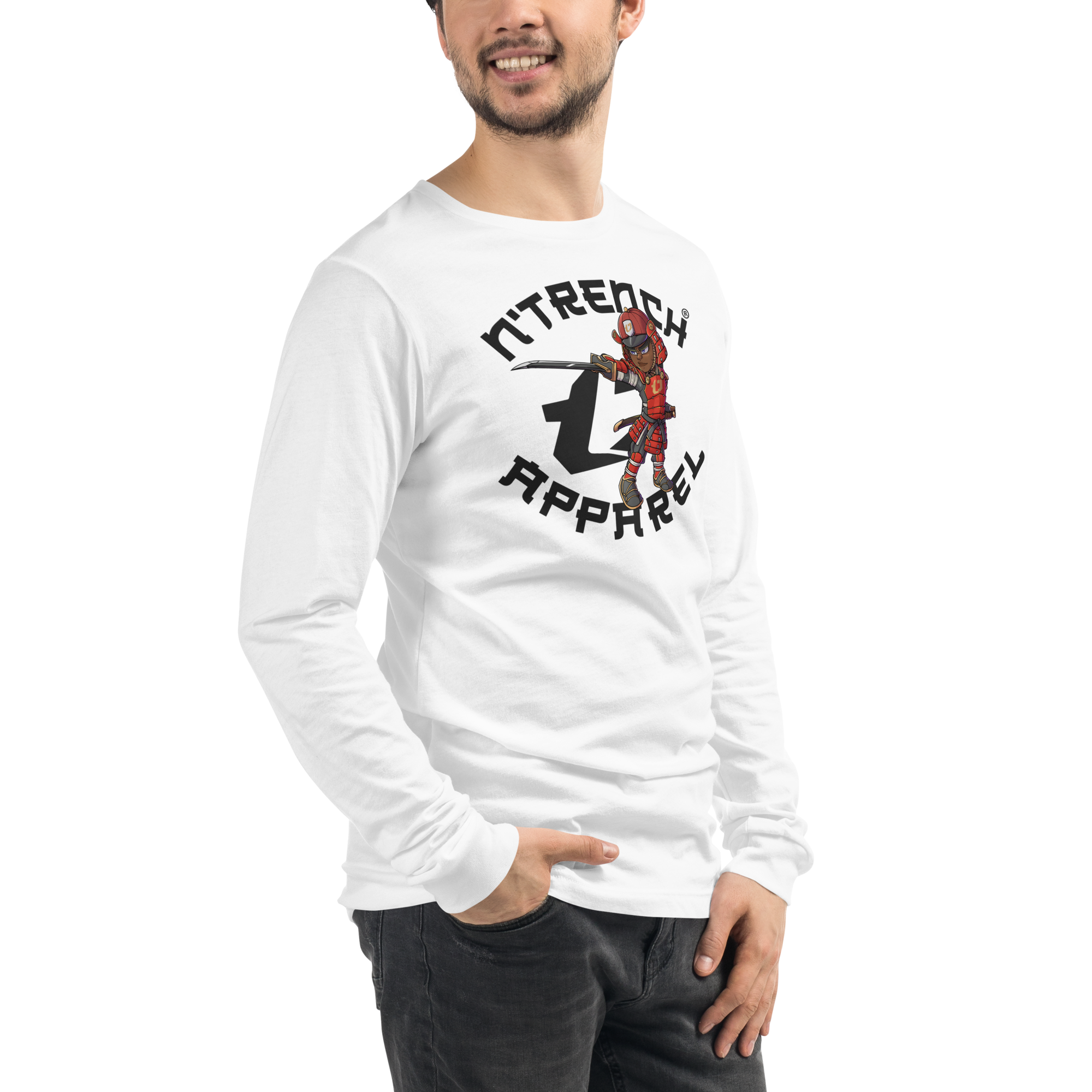 N'Trench Black Samurai Unisex Long Sleeve Tee