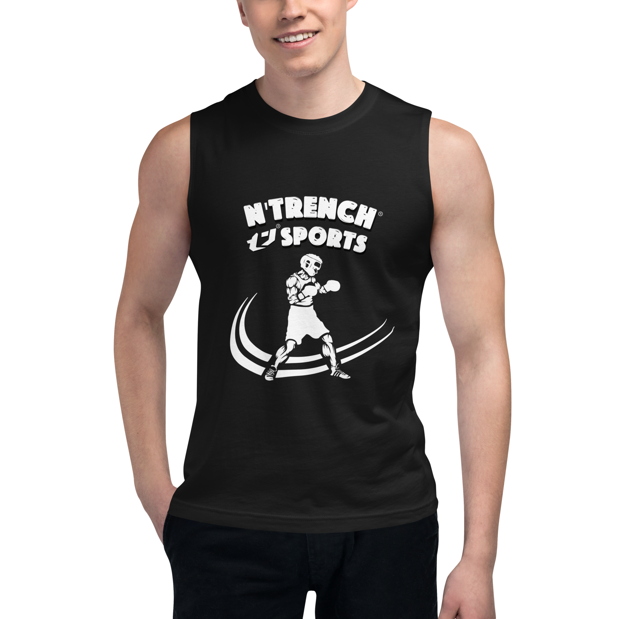 N'Trench Apparel Boxer Muscle Shirt
