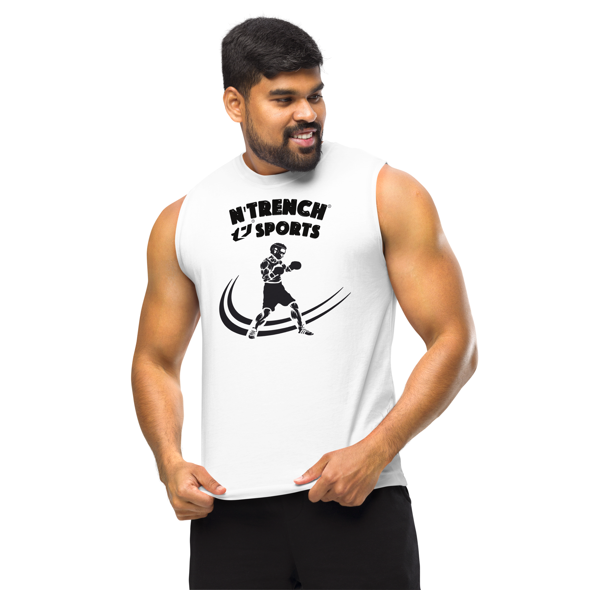 N'Trench Apparel Boxer Muscle Shirt