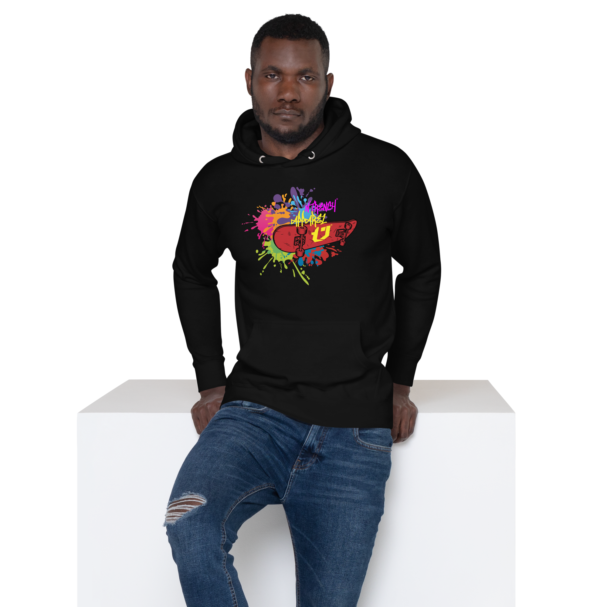 N'Trench Apparel Graffiti Skateboard Men/Guys Hoodie