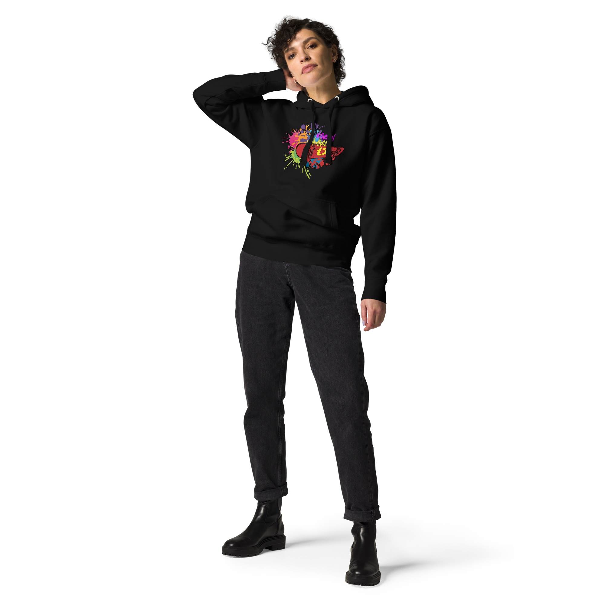 N'Trench Apparel Graffiti Skateboard Women/Ladies Hoodie