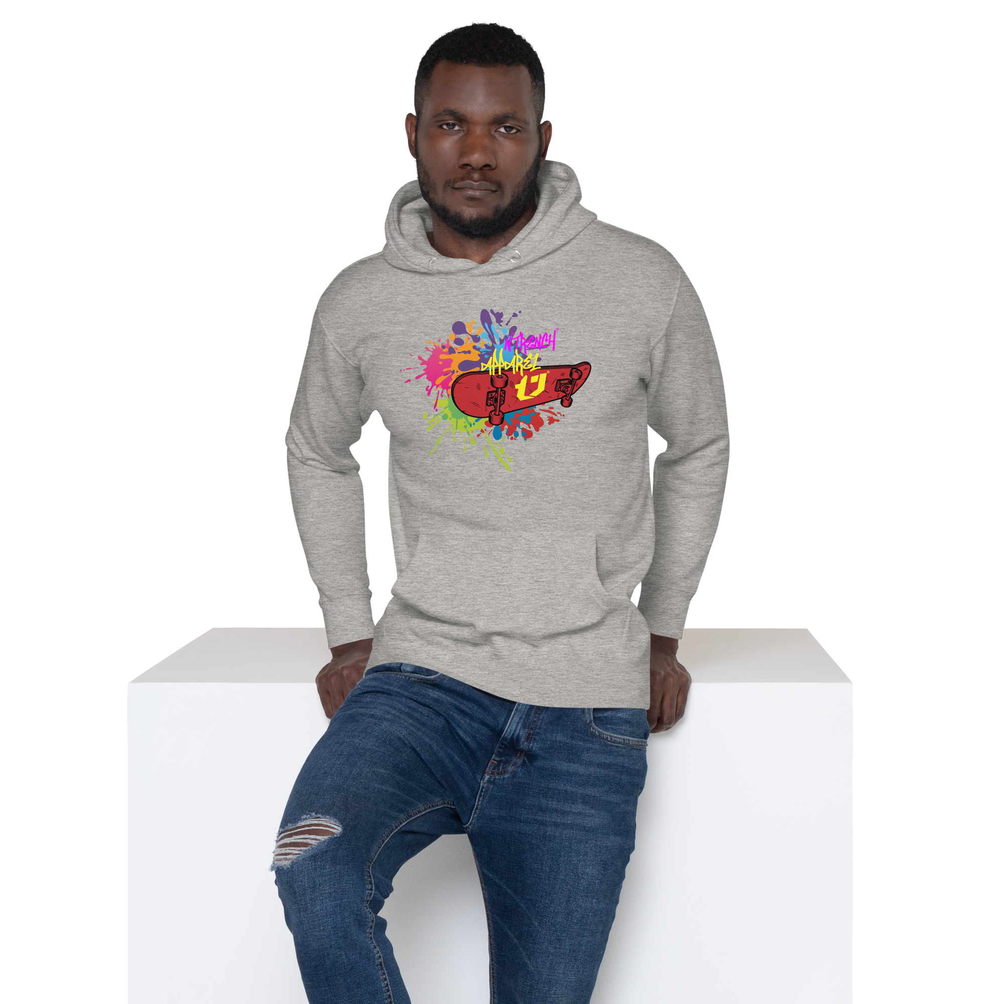 N'Trench Apparel Graffiti Skateboard Men/Guys Hoodie