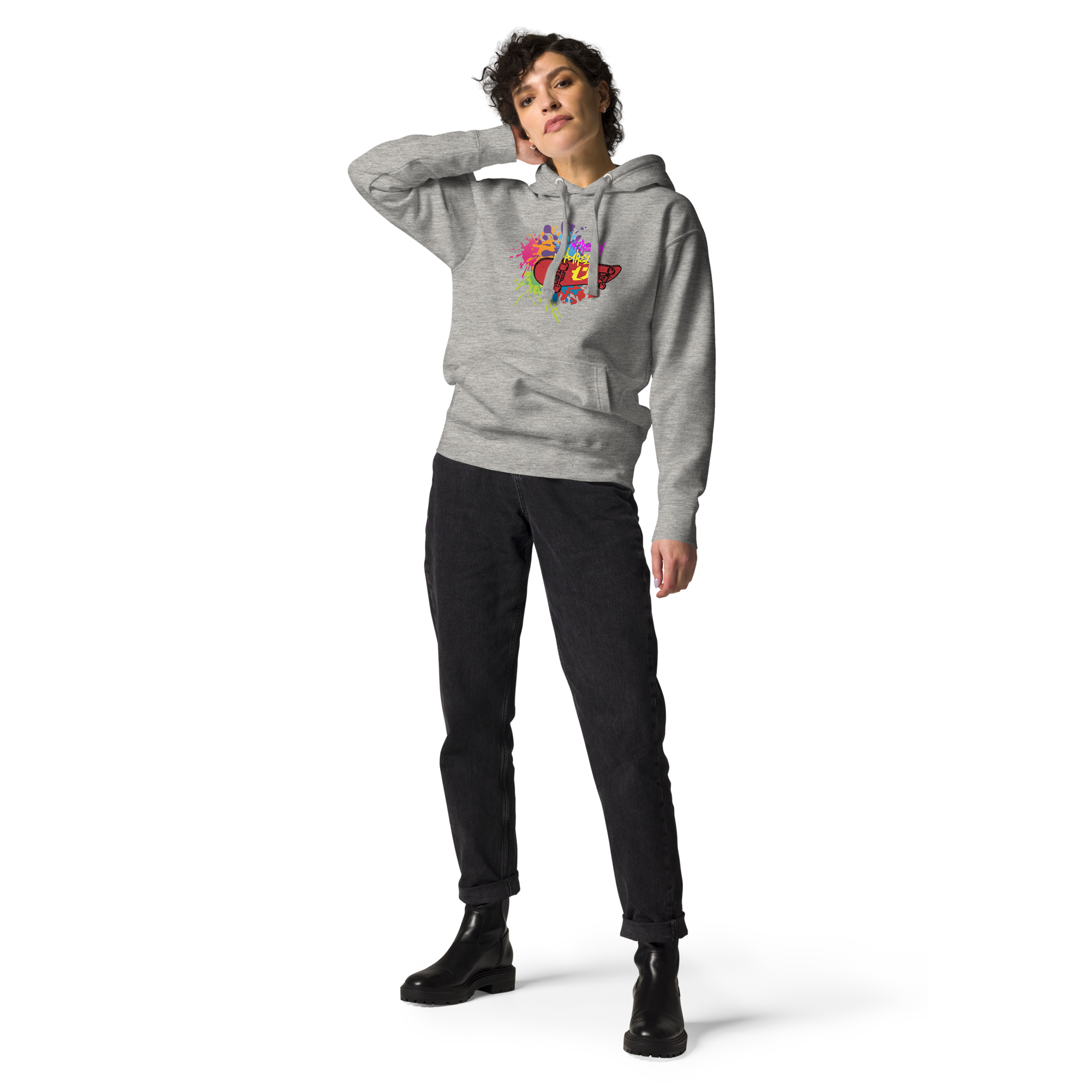 N'Trench Apparel Graffiti Skateboard Women/Ladies Hoodie