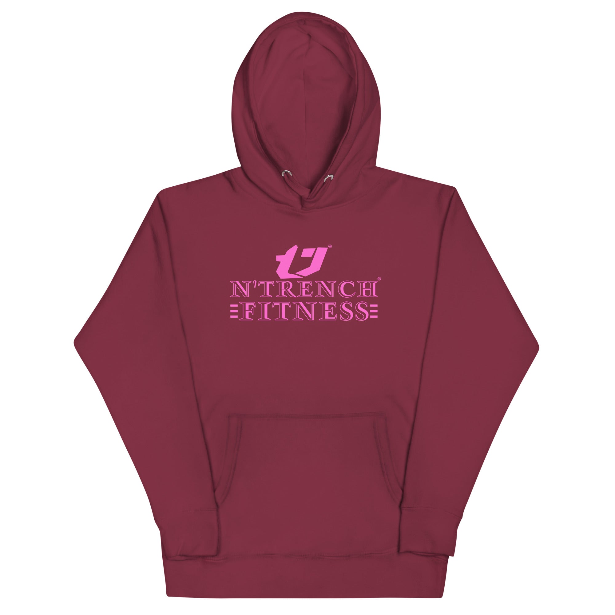 N'Trench Pink Lettering Women/Ladies Hoodie