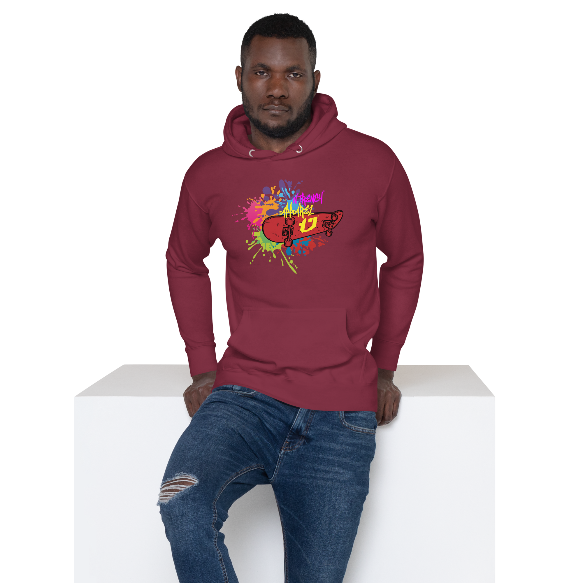 N'Trench Apparel Graffiti Skateboard Men/Guys Hoodie