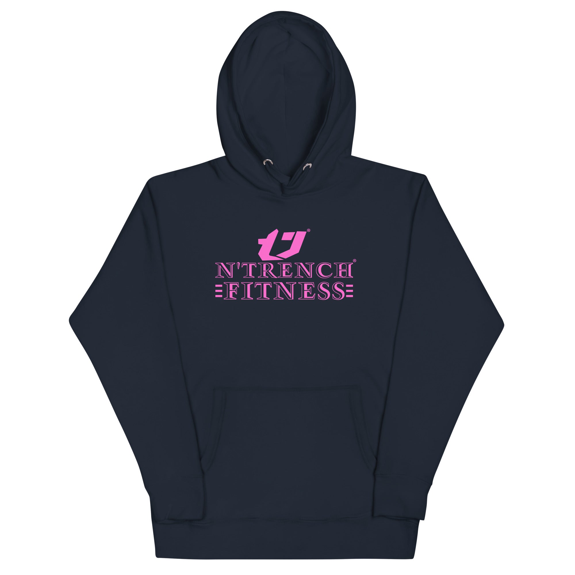 N'Trench Pink Lettering Women/Ladies Hoodie