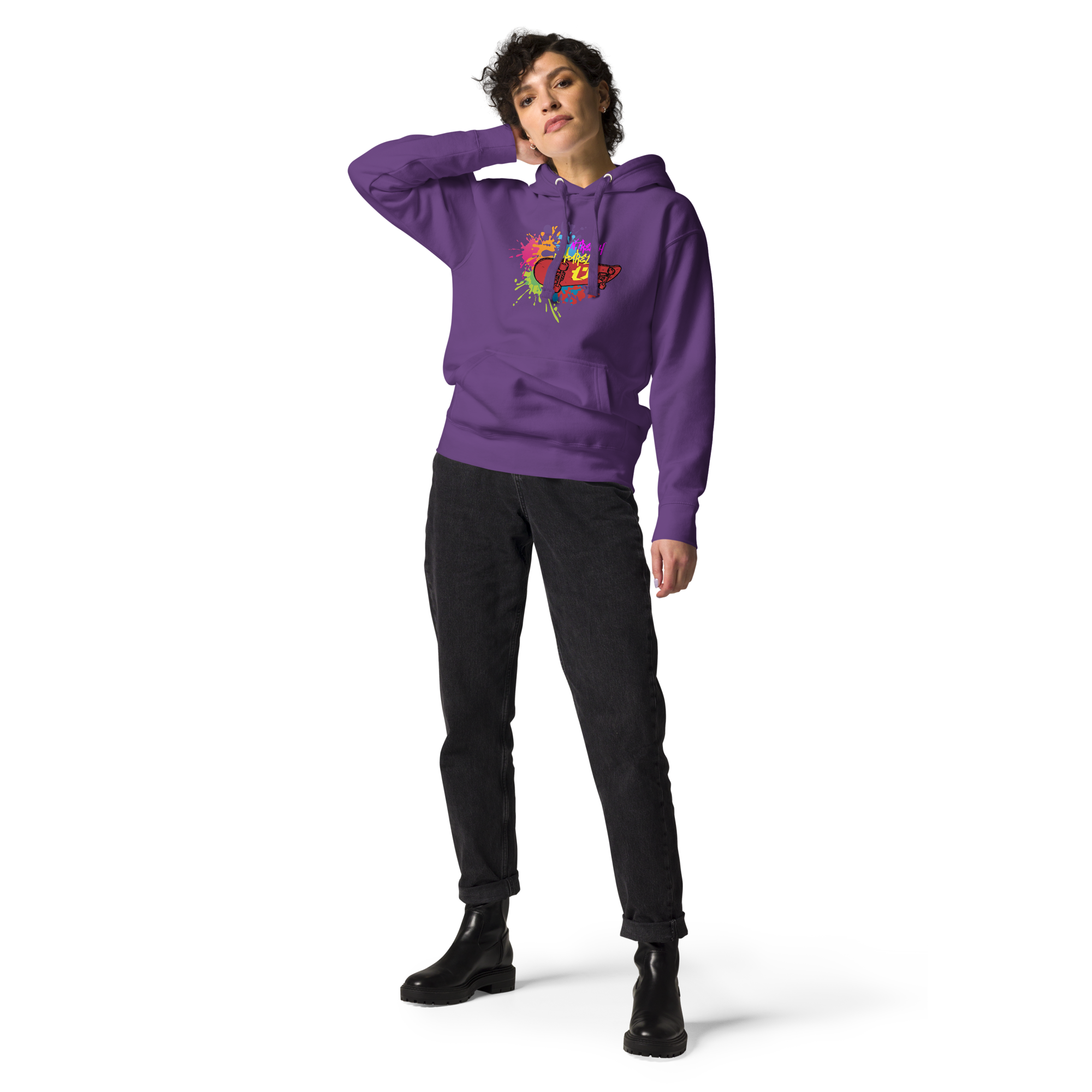 N'Trench Apparel Graffiti Skateboard Women/Ladies Hoodie